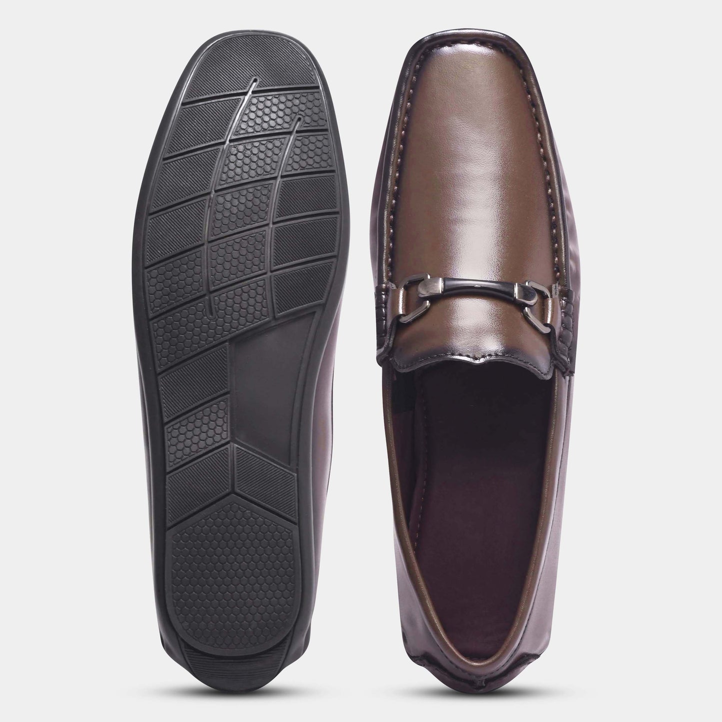 Wave Walker Forge Stylish Driving Brown Loafers For Men