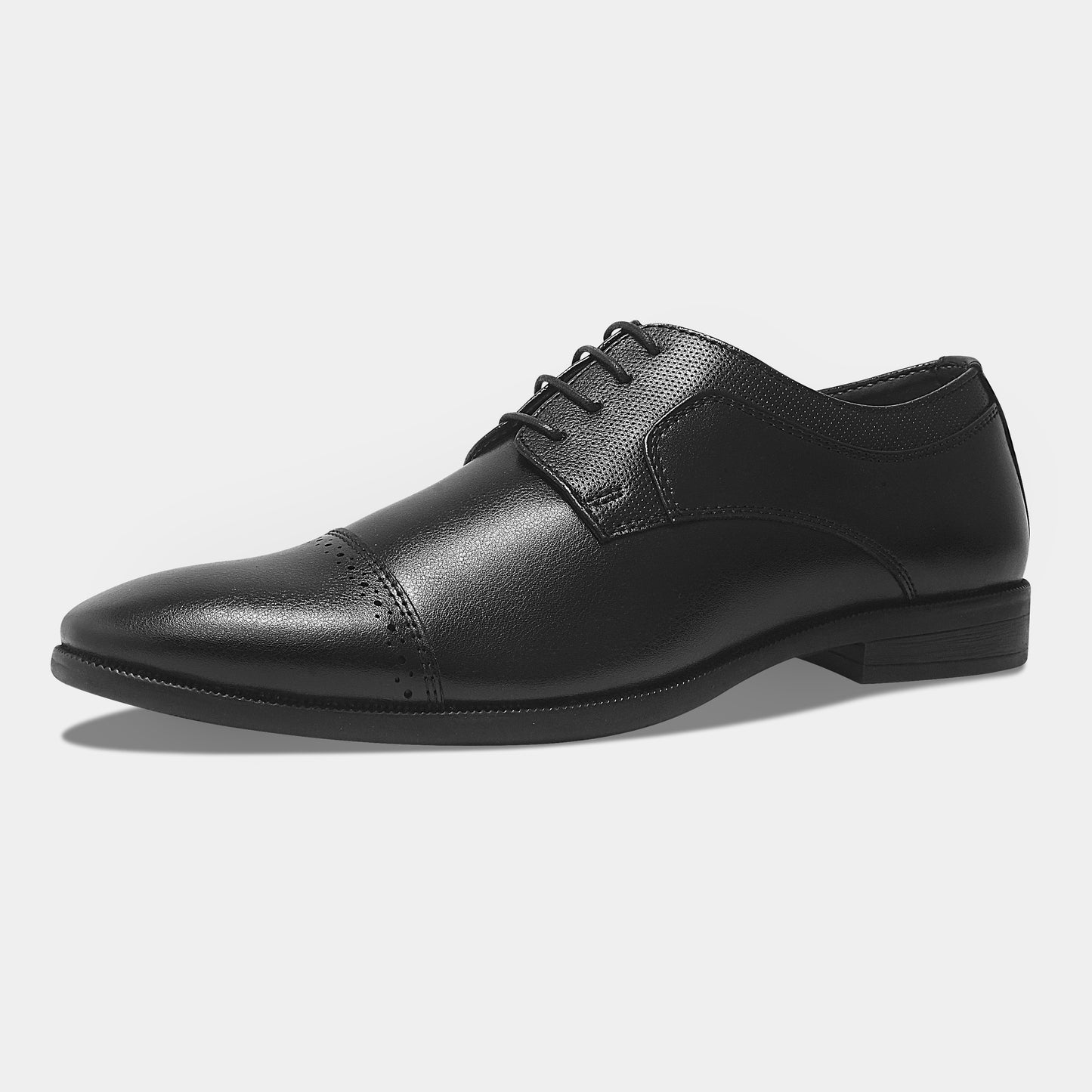 Wave Walker Grit Premium Oxford Black Shoes For Men