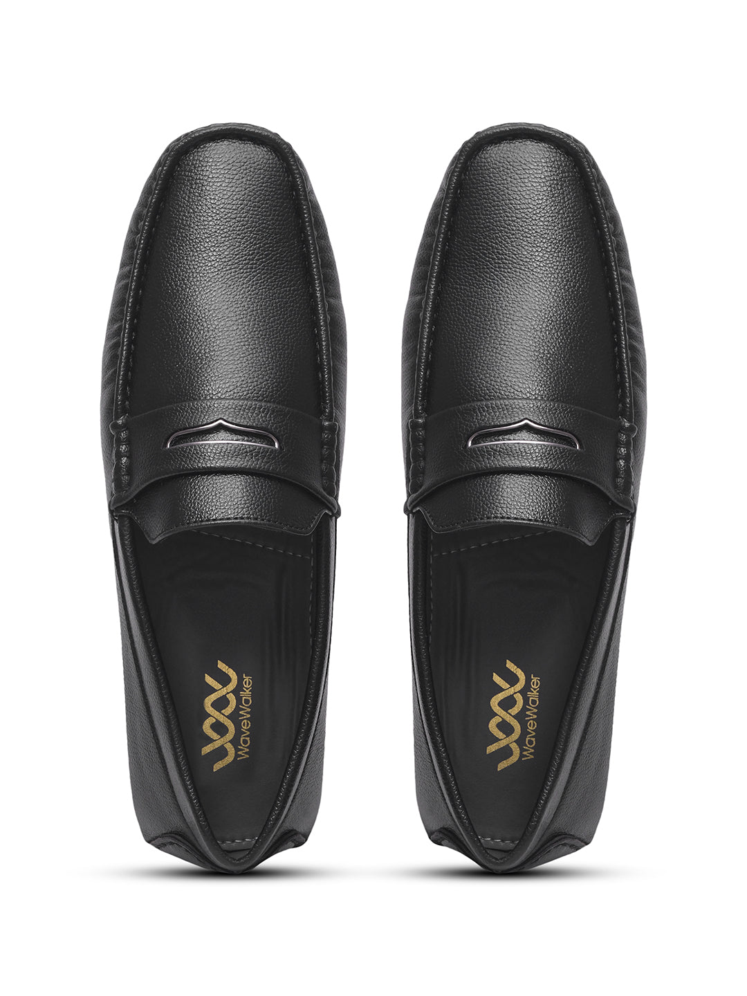 WAVEWALKER AERO Men Beige Faux Leather Slip-On Loafers