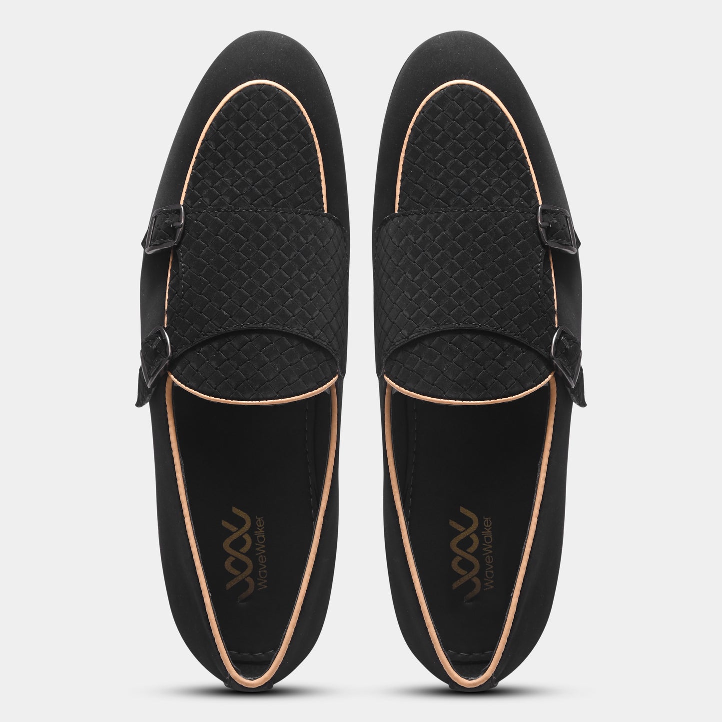 WAVEWALKER CAPTAIN Men Black Classic Suede Loafers