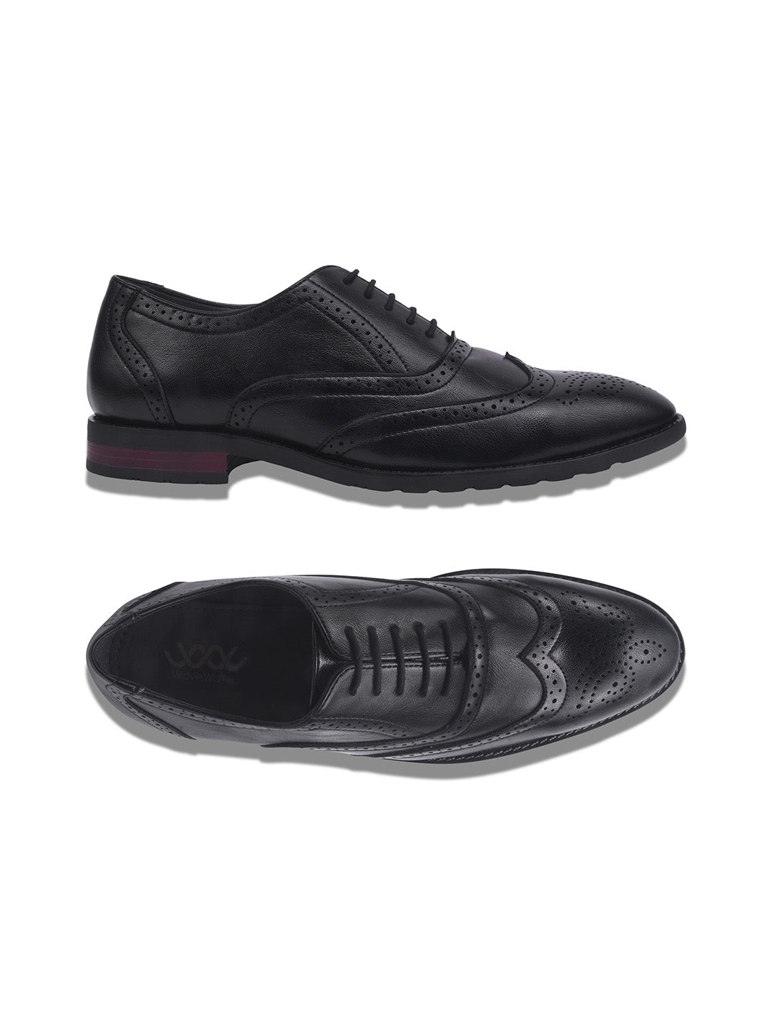 WAVEWALKER ALPHA-3 Refined Craftsmanship Lace-Up Brogue Shoes