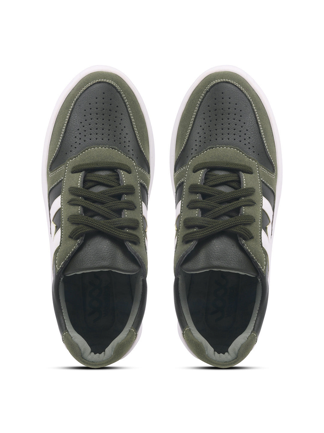 WAVEWALKER KILLER-3 Men Faux Leather Beige Casual Lace-Ups Shoes