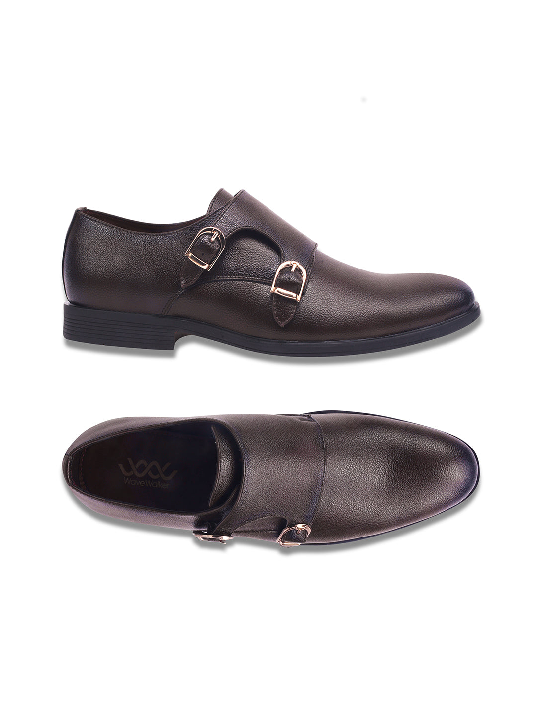 WAVEWALKER JUSTIN Men Premium Double Monk Strap Formal Shoes