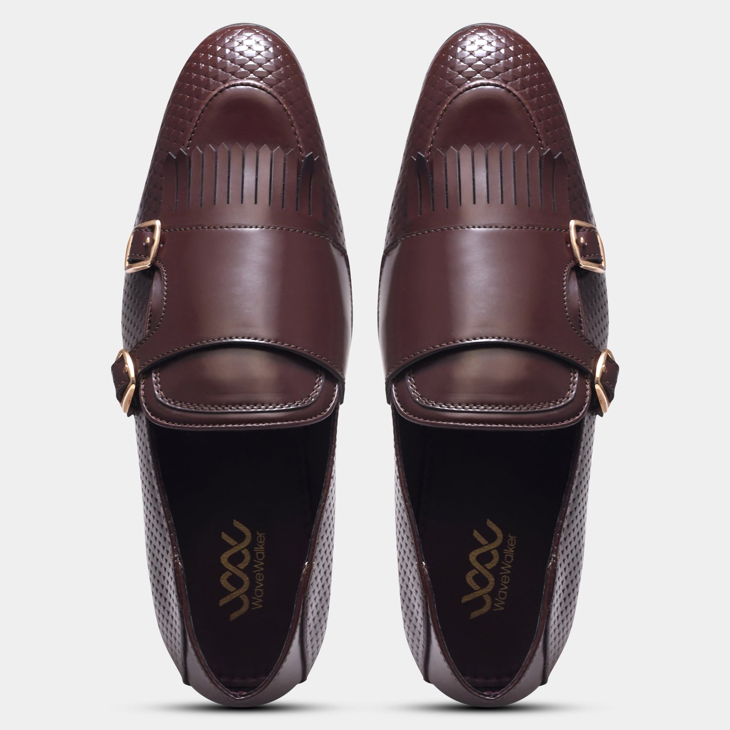 WAVEWALKER INFINITY Men Faux Leather Black Slip-On Loafers