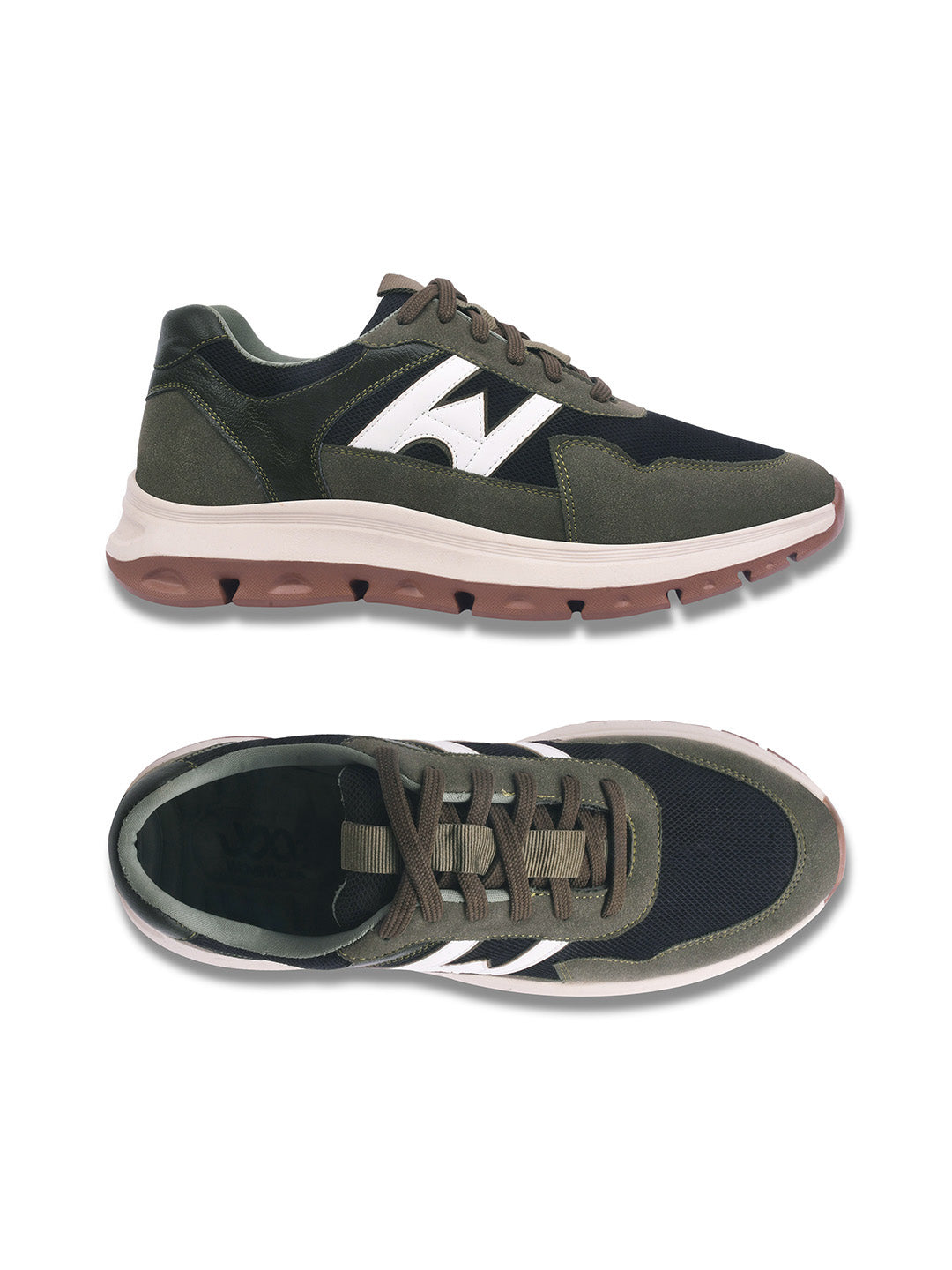 WAVEWALKER KILLER-2 Men Faux Leather Beige Casual Lace-Ups Shoes