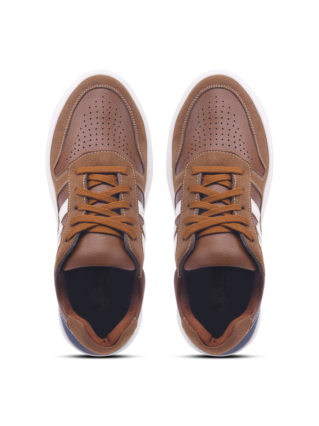 WAVEWALKER KILLER-3 Men Faux Leather Beige Casual Lace-Ups Shoes