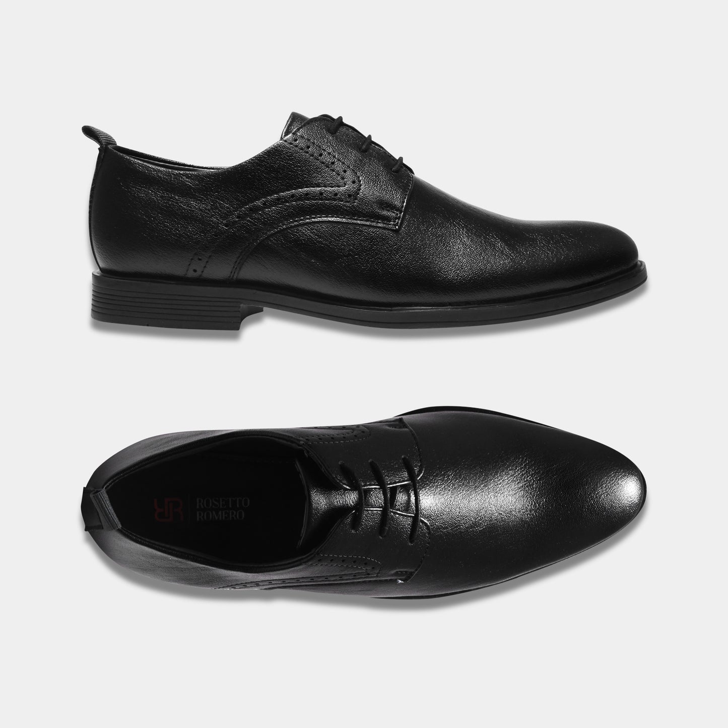 WAVEWALKER ALEX Men Faux Leather Black Formal Lace-Ups Shoes