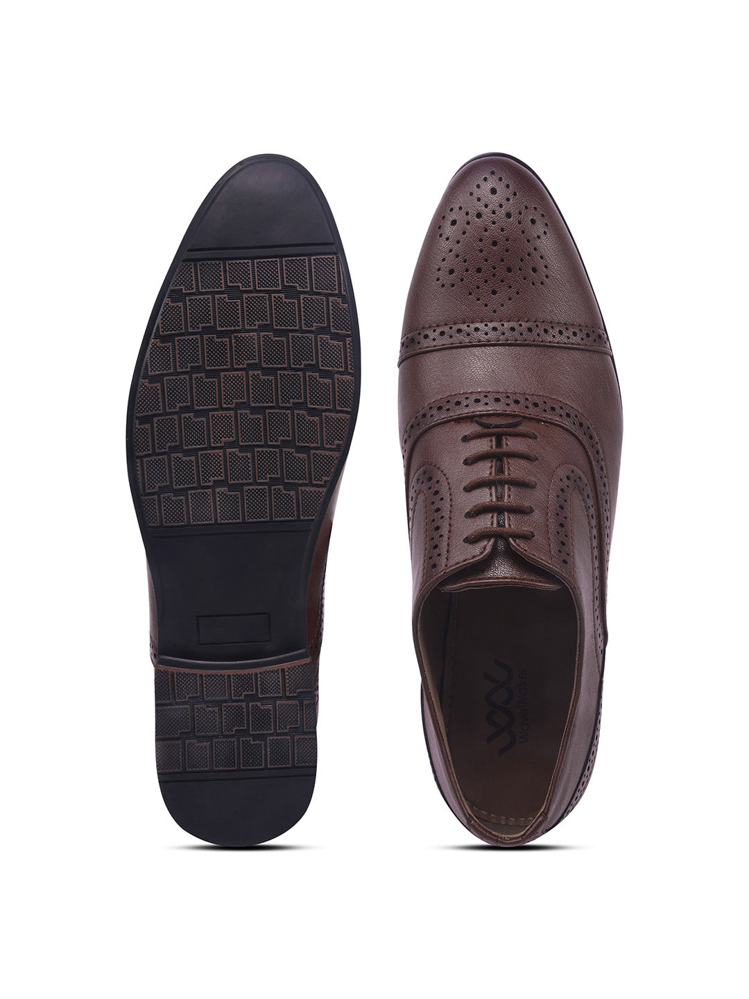 WAVEWALKER ALPHA-2 Refined Craftsmanship Lace-Up Brogue Shoes For Men