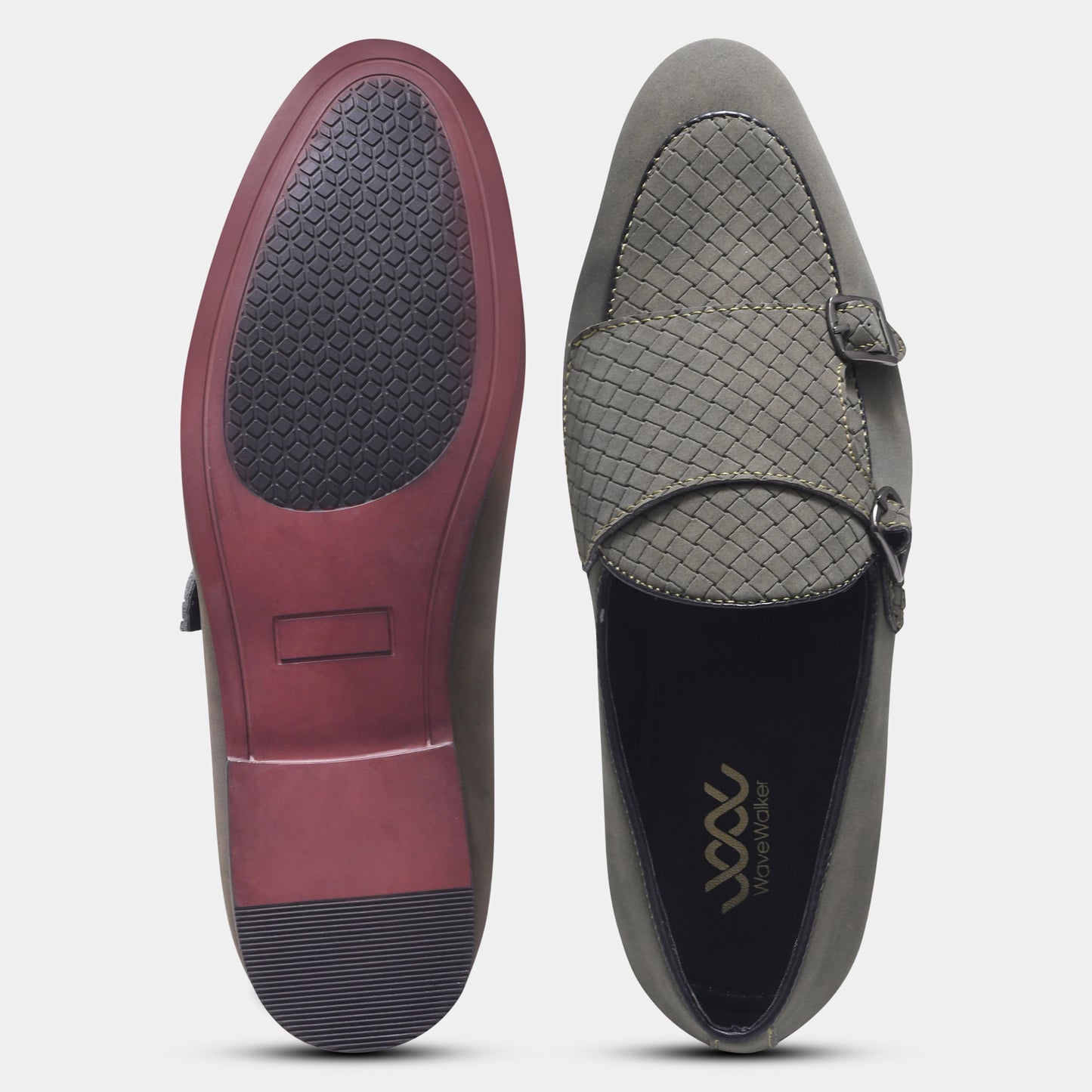 WAVEWALKER CAPTAIN Men Black Classic Suede Loafers