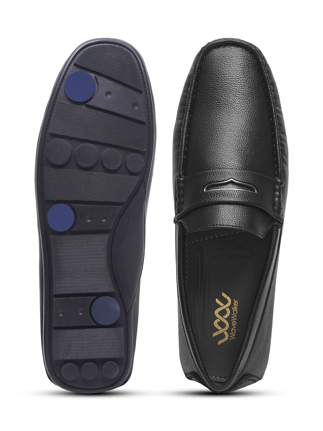 WAVEWALKER AERO Men Beige Faux Leather Slip-On Loafers