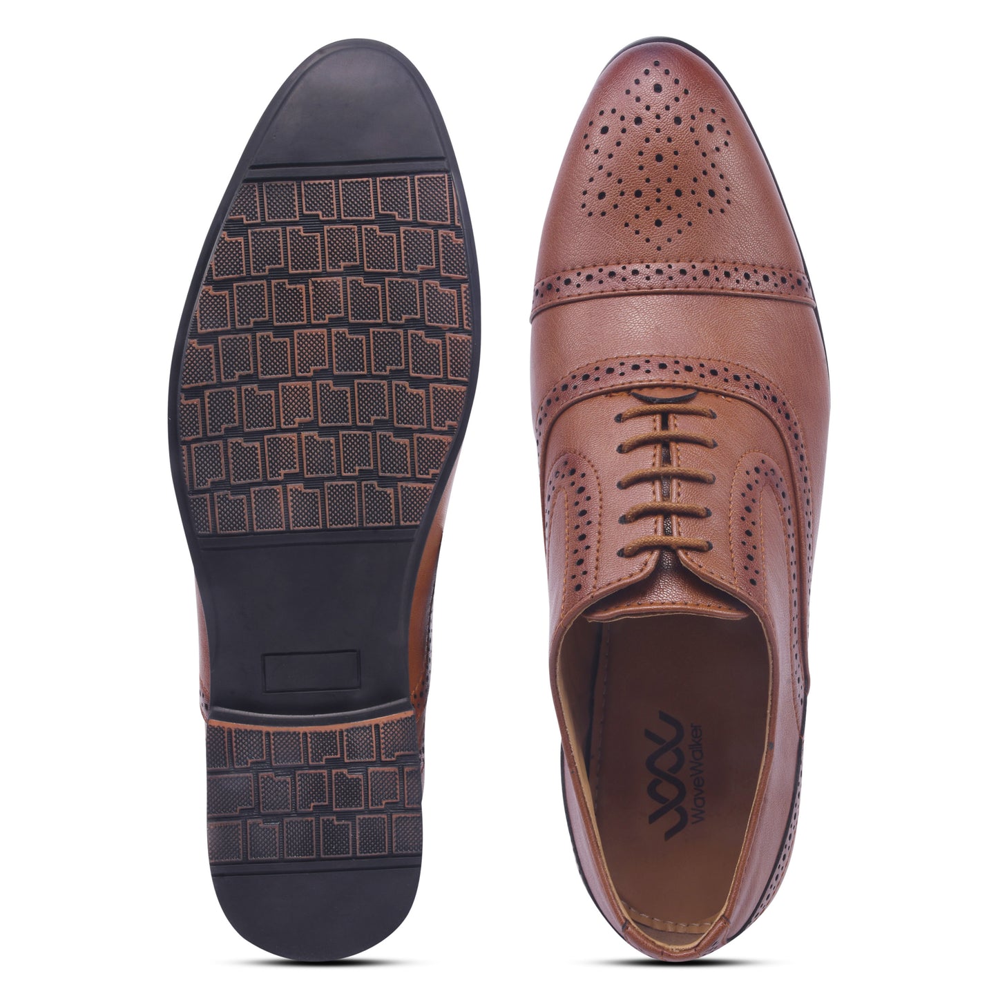 WAVEWALKER ALPHA-2 Refined Craftsmanship Lace-Up Brogue Shoes For Men