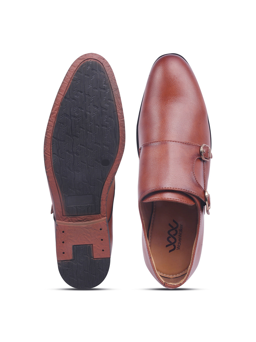 WAVEWALKER JUSTIN Men Premium Double Monk Strap Formal Shoes