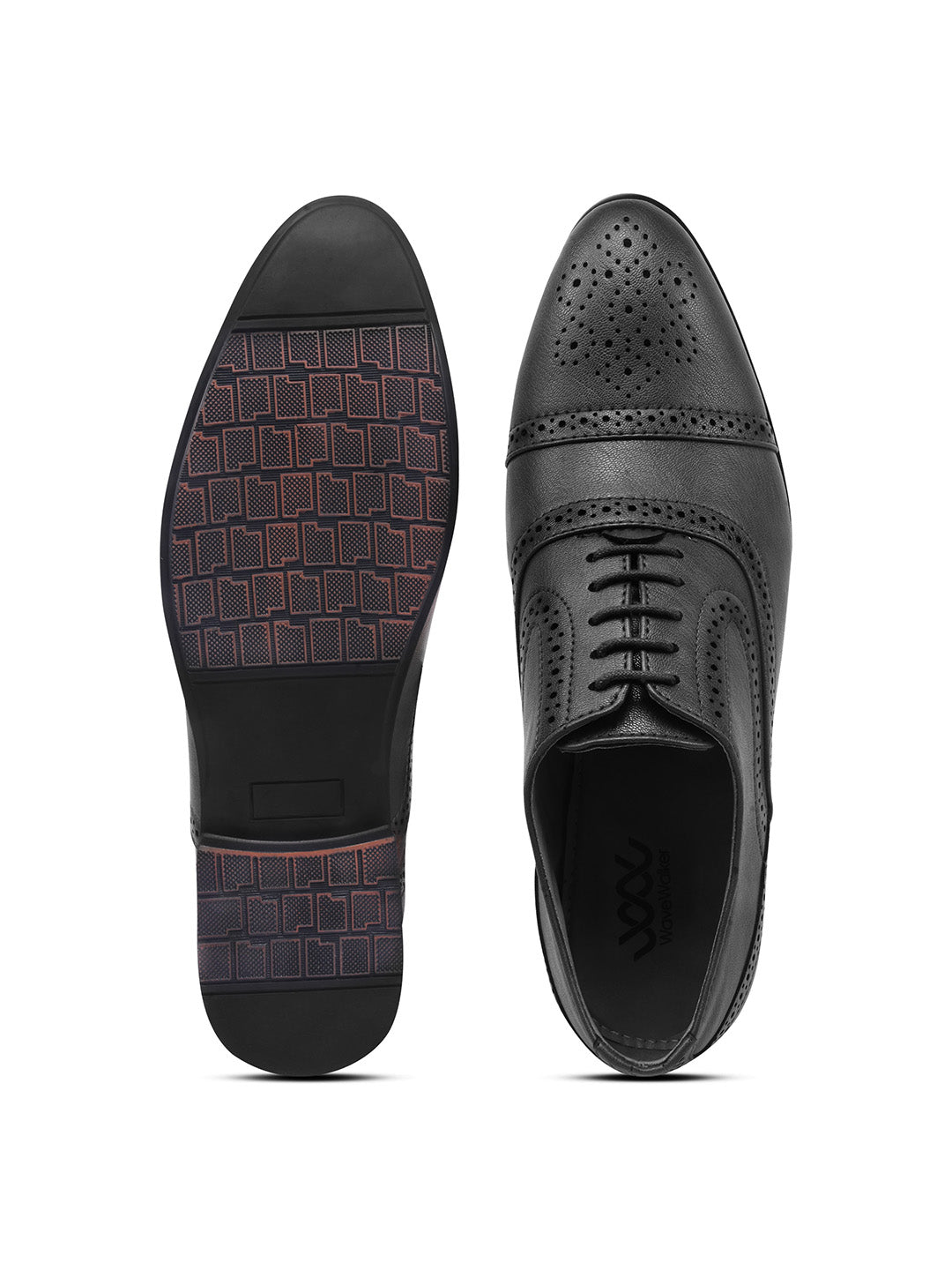 WAVEWALKER ALPHA-2 Refined Craftsmanship Lace-Up Brogue Shoes For Men