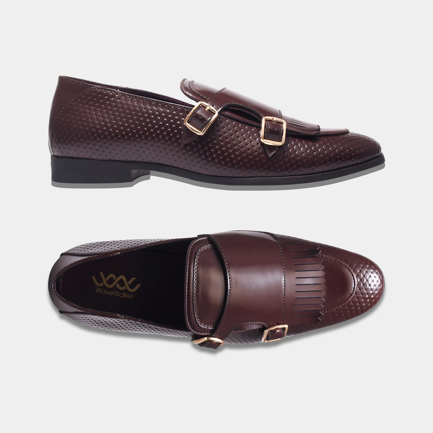 WAVEWALKER INFINITY Men Faux Leather Black Slip-On Loafers