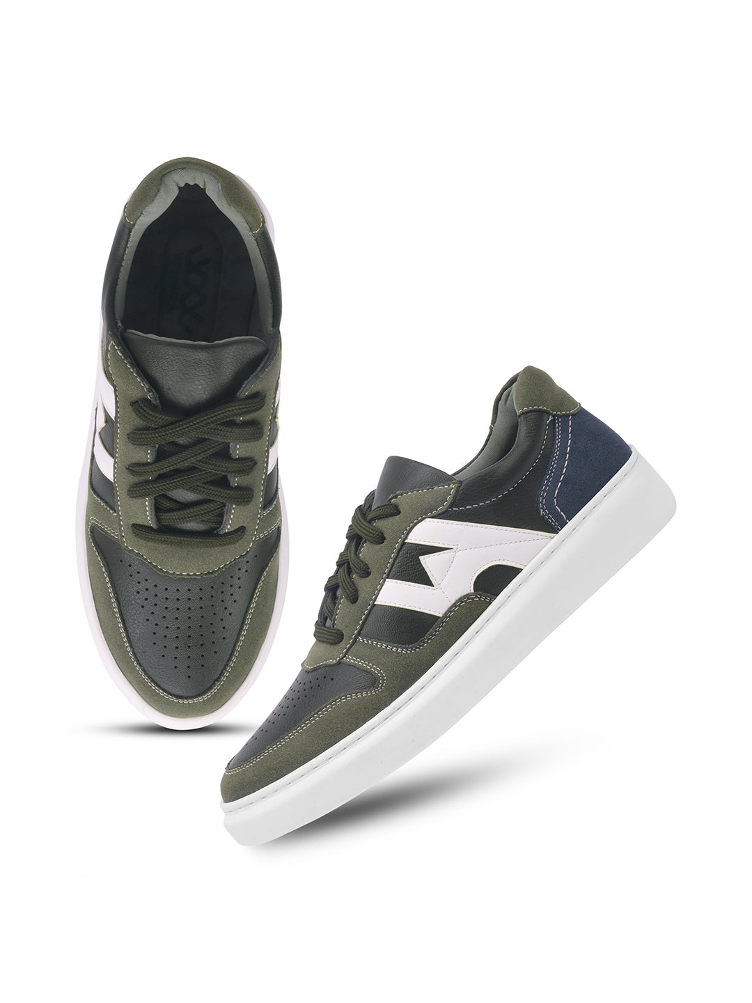 WAVEWALKER KILLER-3 Men Faux Leather Beige Casual Lace-Ups Shoes