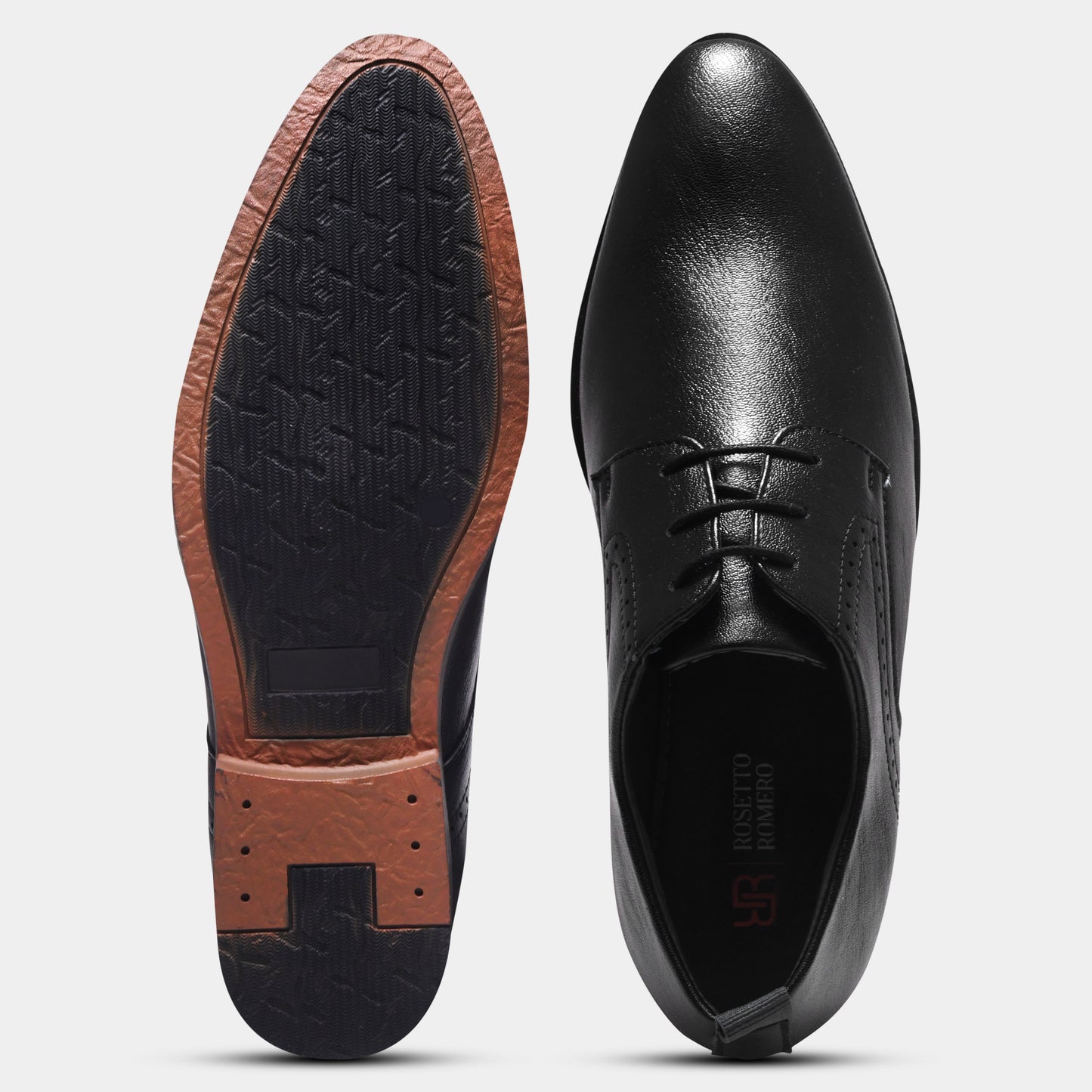 WAVEWALKER ALEX Men Faux Leather Black Formal Lace-Ups Shoes