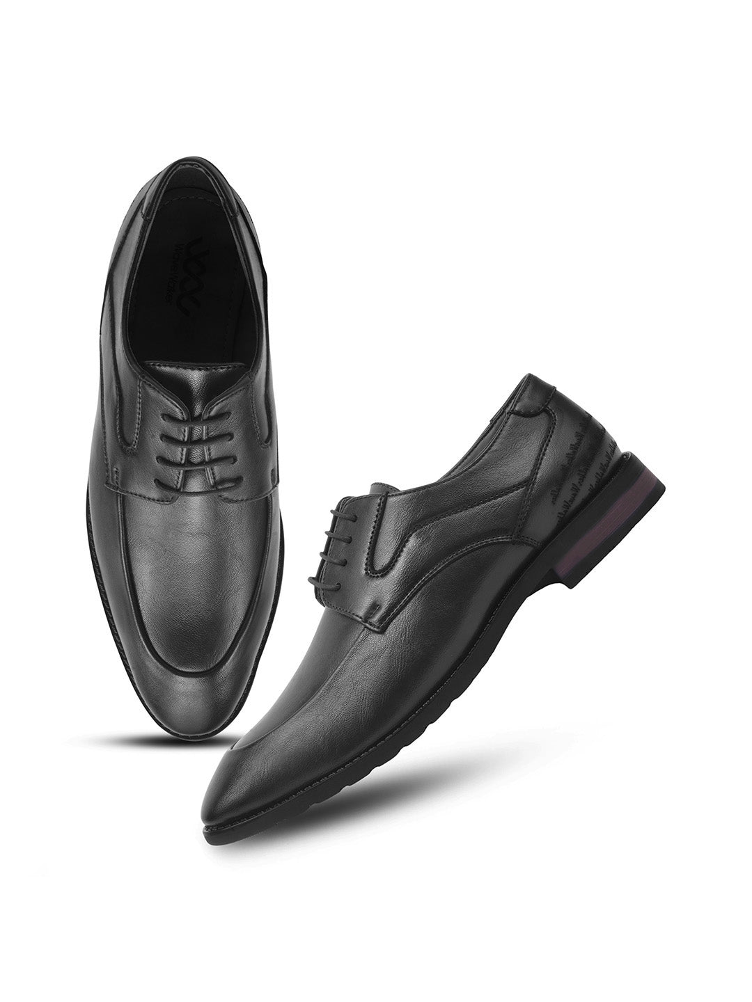 WAVEWALKER ADONIS Men Premium Black Formal Lace-Up Shoes