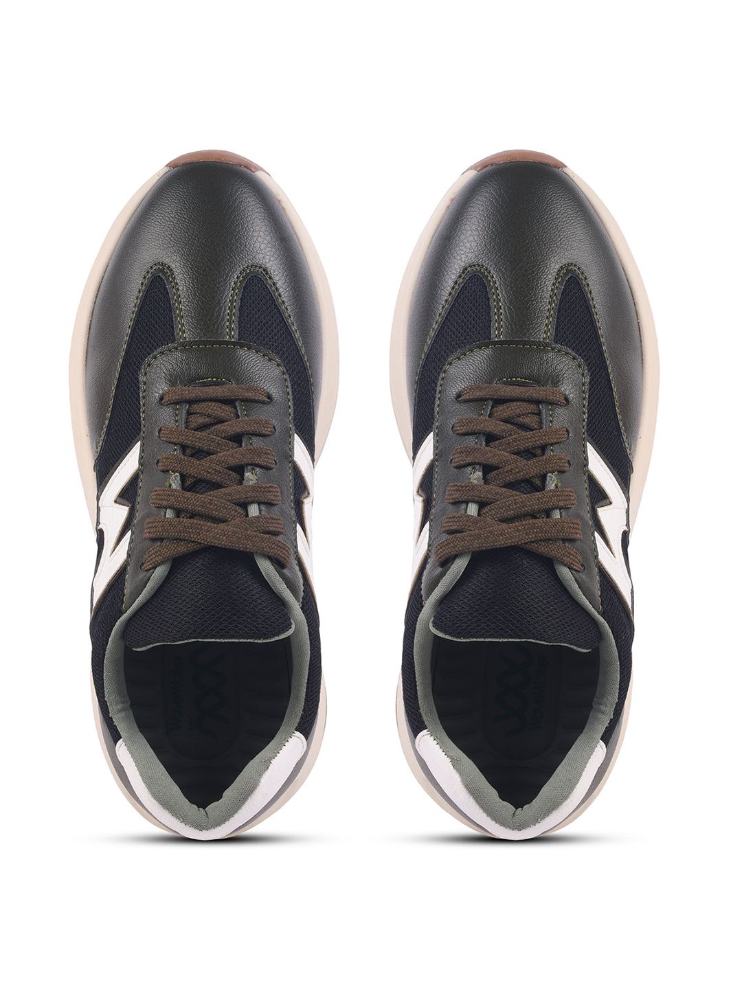 WAVEWALKER KILLER-1 Men Faux Leather Blue Casual Lace-Ups Shoes