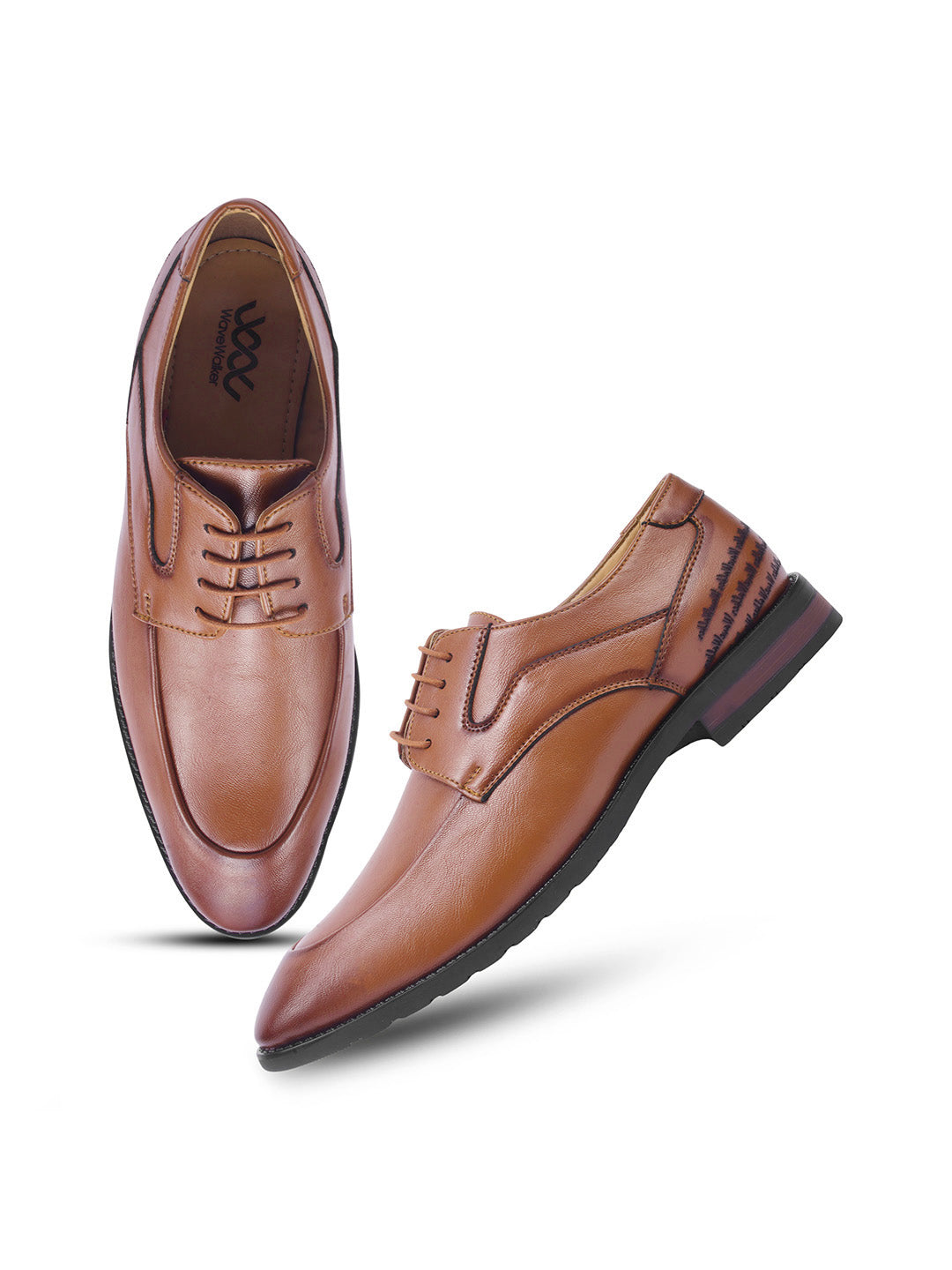 WAVEWALKER ADONIS Men Premium Black Formal Lace-Up Shoes