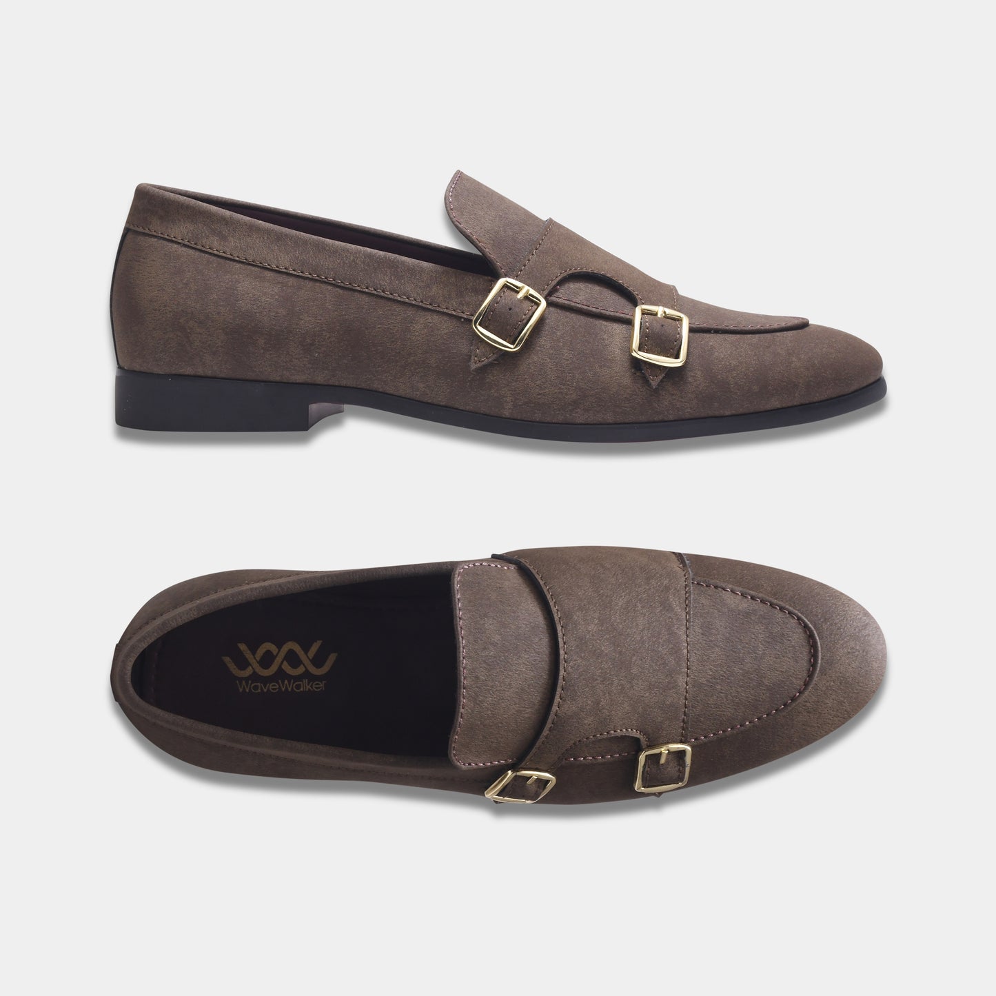 WAVEWALKER AXIS Men Beige Classic Suede Loafers