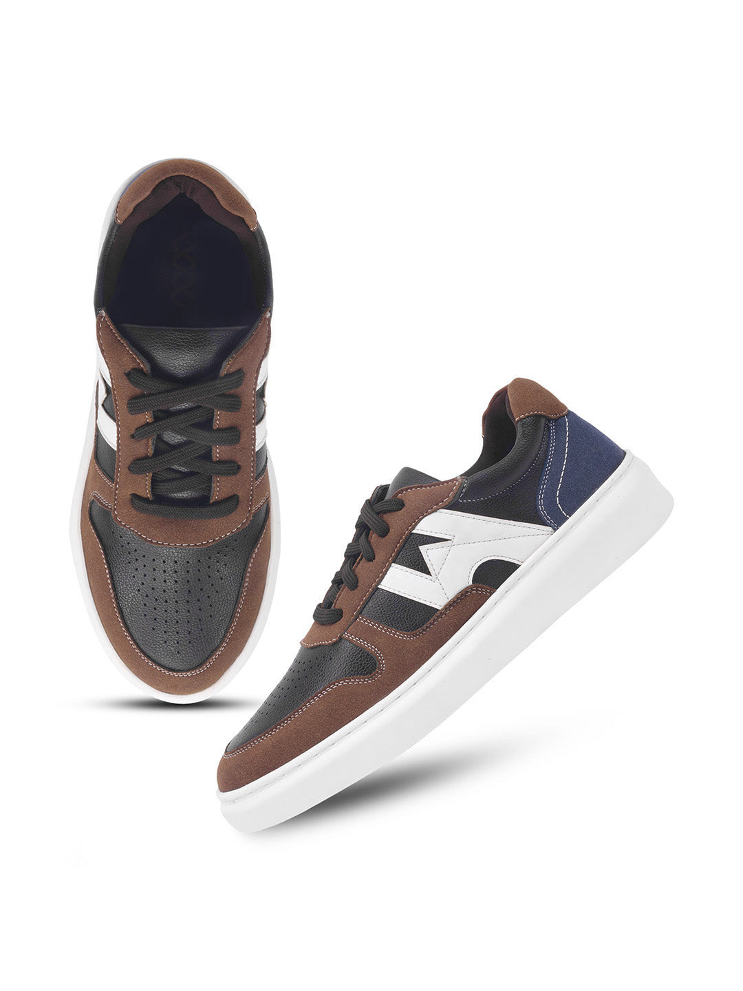 WAVEWALKER KILLER-3 Men Faux Leather Beige Casual Lace-Ups Shoes