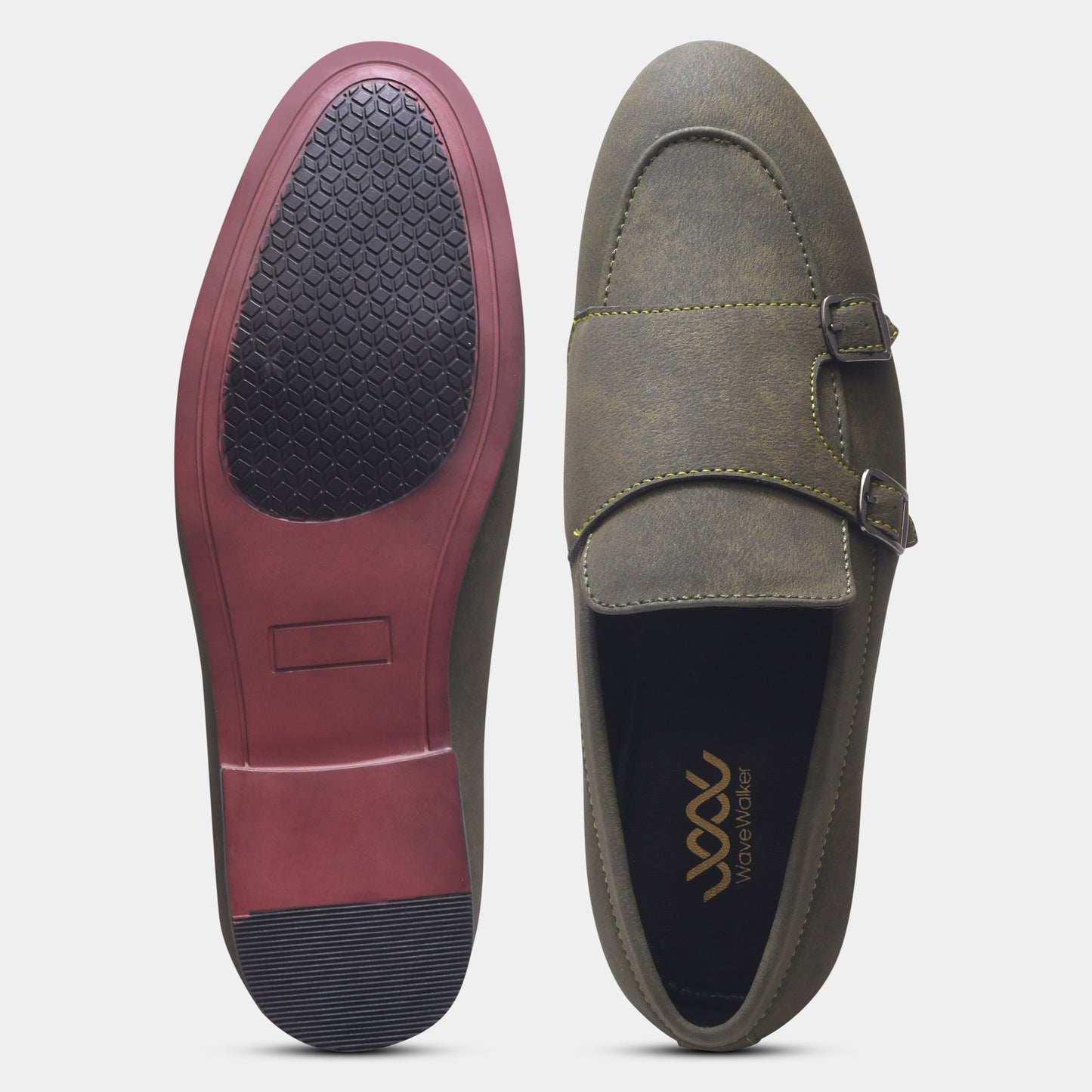 WAVEWALKER AXIS Men Beige Classic Suede Loafers