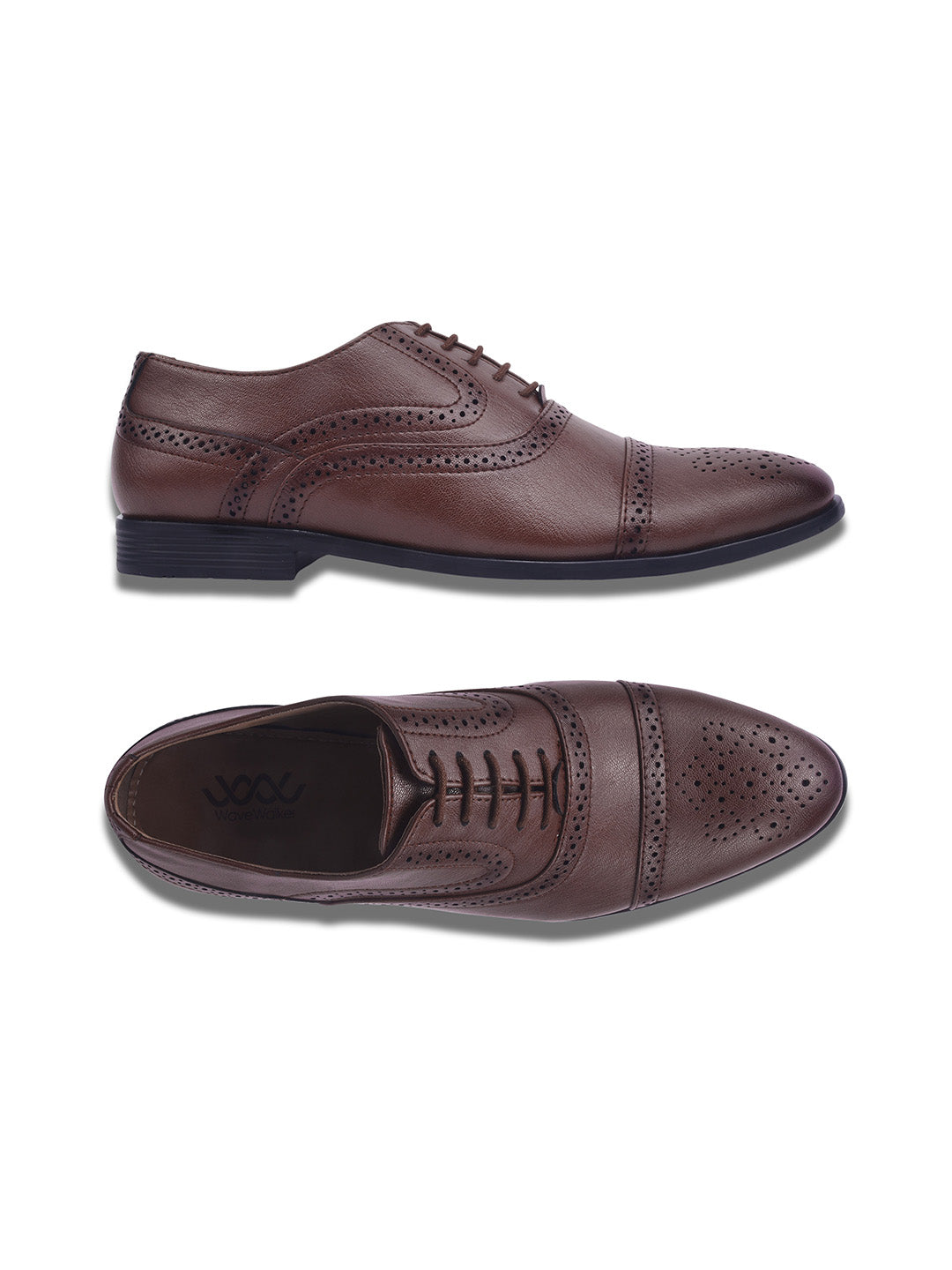 WAVEWALKER ALPHA-2 Refined Craftsmanship Lace-Up Brogue Shoes For Men