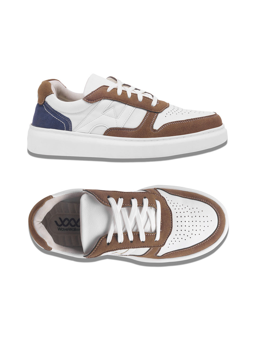 WAVEWALKER KILLER-3 Men Faux Leather Beige Casual Lace-Ups Shoes