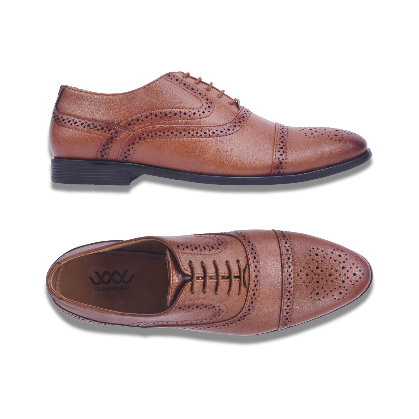 WAVEWALKER ALPHA-2 Refined Craftsmanship Lace-Up Brogue Shoes For Men