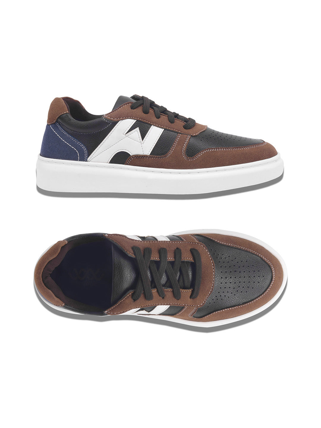 WAVEWALKER KILLER-3 Men Faux Leather Beige Casual Lace-Ups Shoes