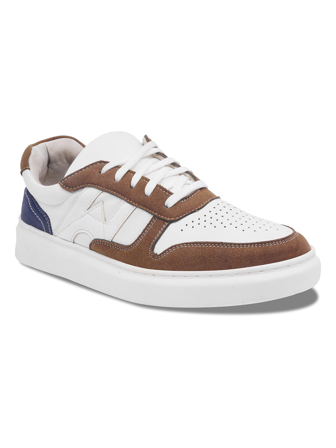 WAVEWALKER KILLER-3 Men Faux Leather Beige Casual Lace-Ups Shoes
