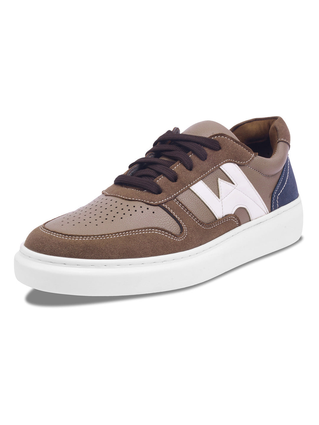 WAVEWALKER KILLER-3 Men Faux Leather Beige Casual Lace-Ups Shoes