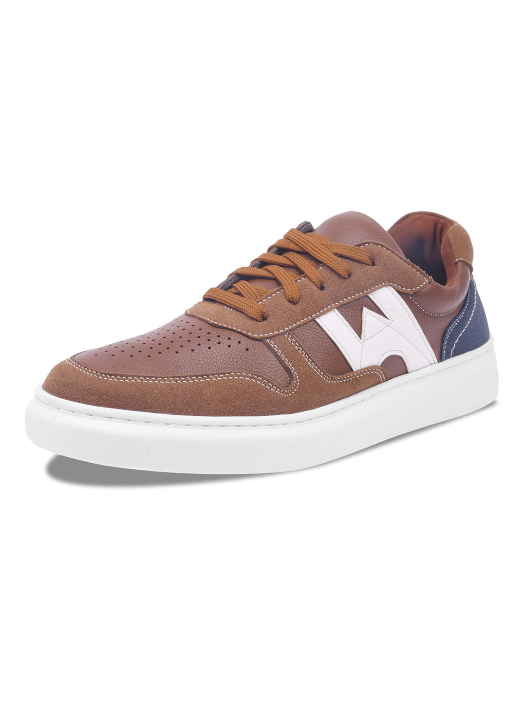 WAVEWALKER KILLER-3 Men Faux Leather Beige Casual Lace-Ups Shoes