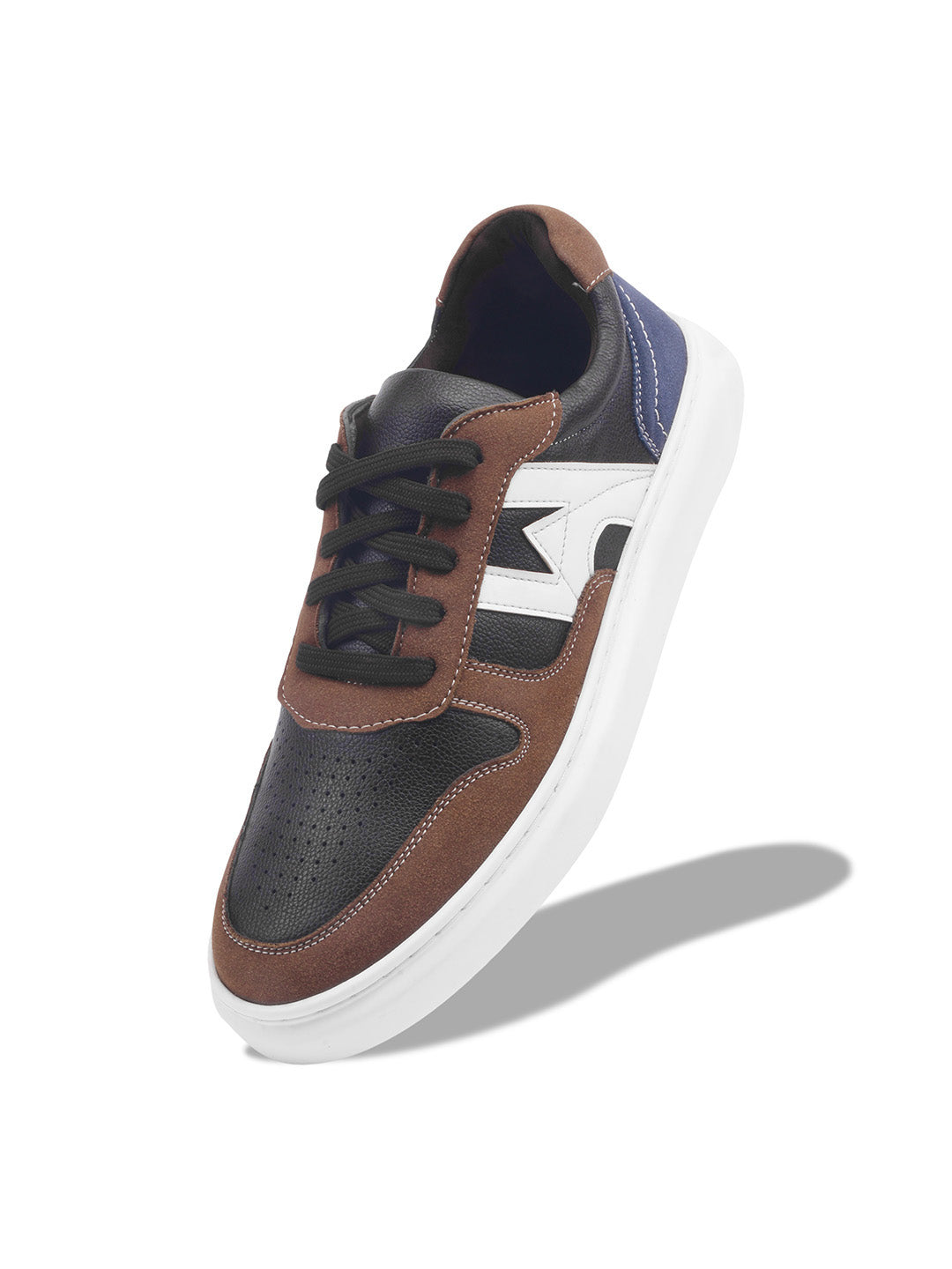 WAVEWALKER KILLER-3 Men Faux Leather Beige Casual Lace-Ups Shoes