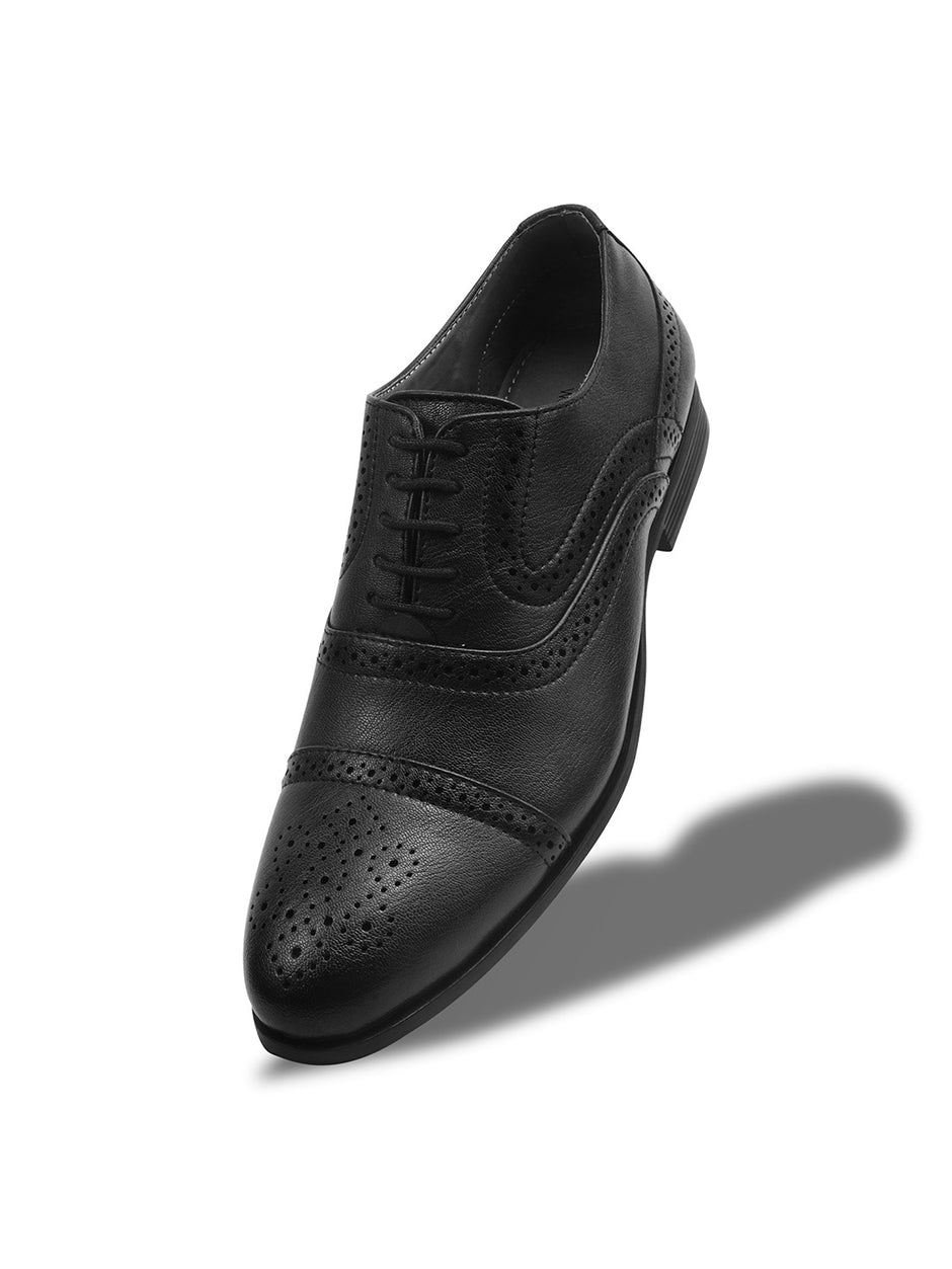 WAVEWALKER ALPHA-2 Refined Craftsmanship Lace-Up Brogue Shoes For Men