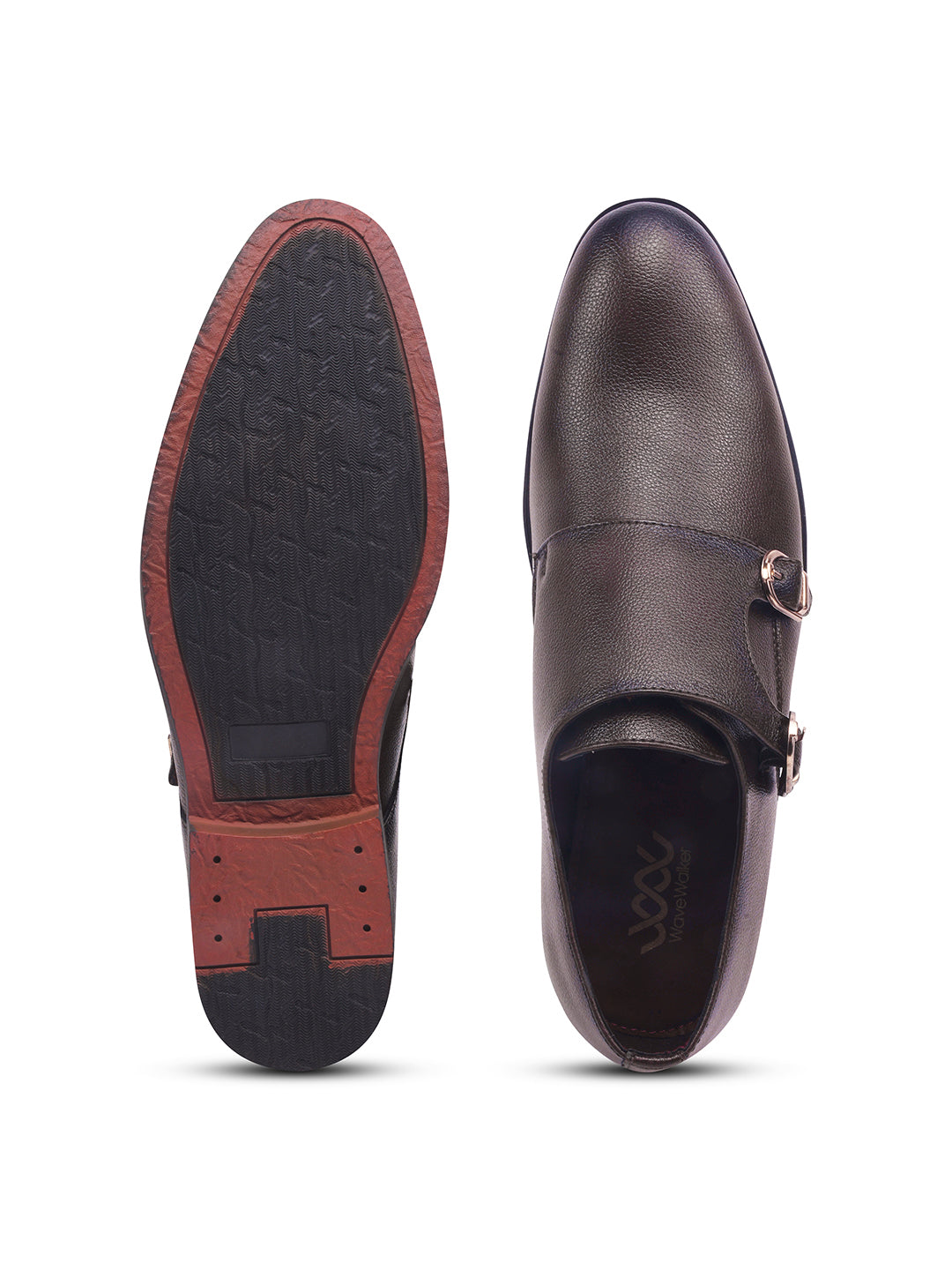 WAVEWALKER JUSTIN Men Premium Double Monk Strap Formal Shoes