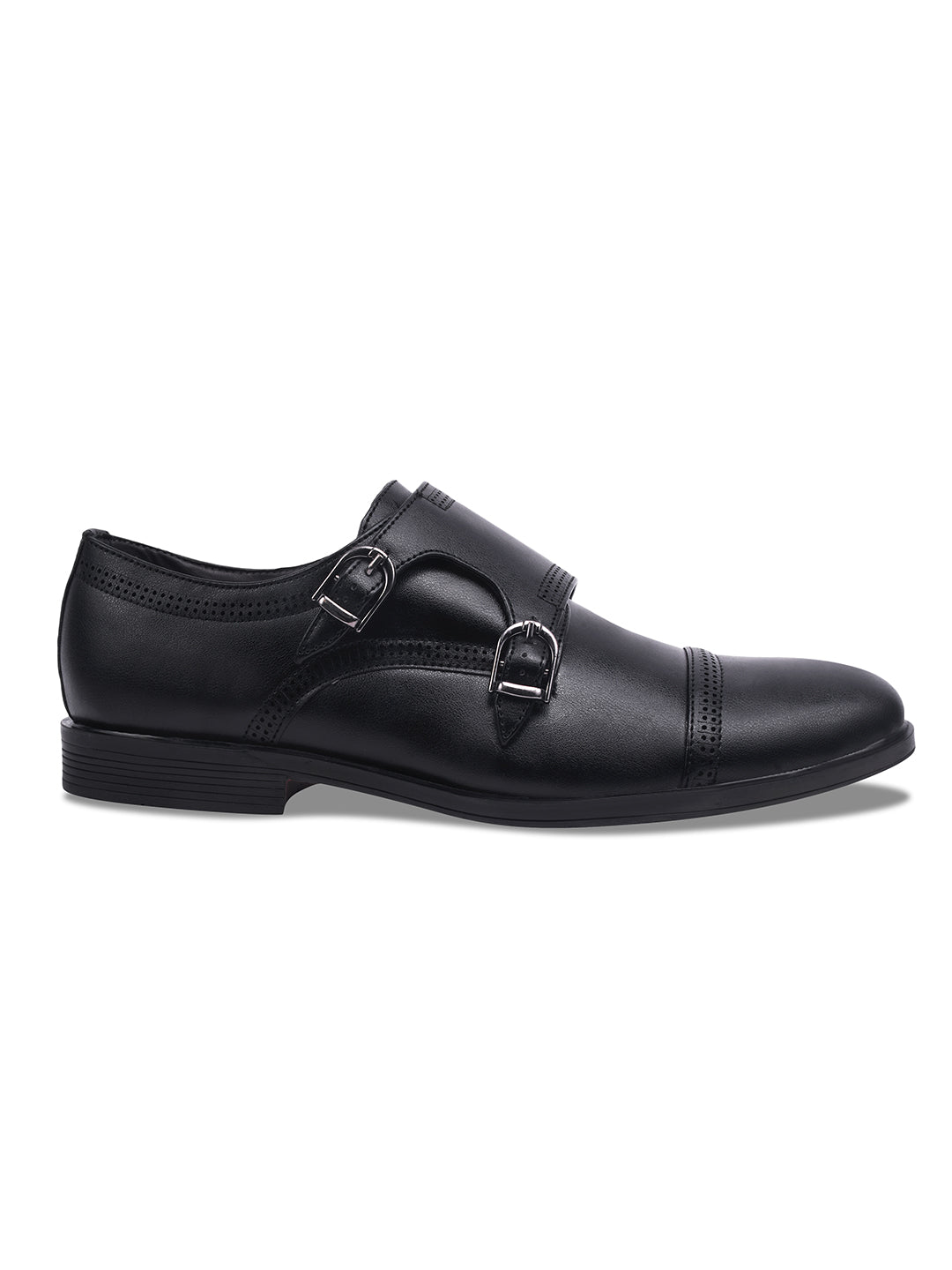 WAVEWALKER JAMES Men Premium Double Monk Strap Formal Shoes