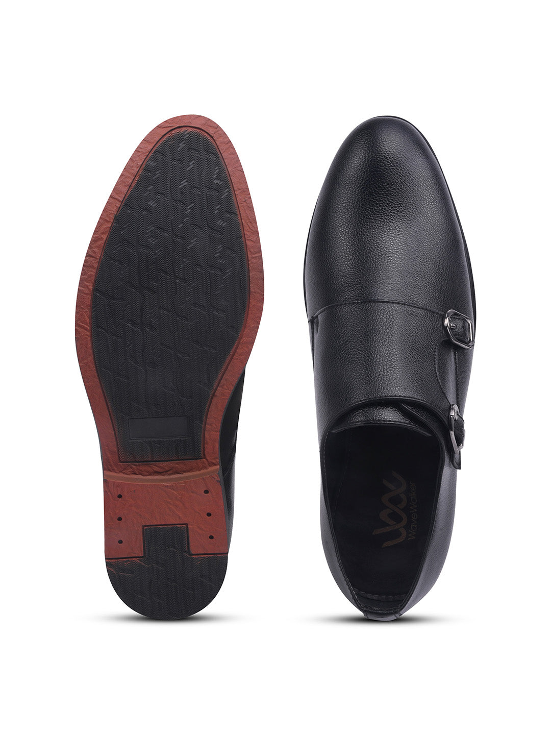 WAVEWALKER JUSTIN Men Premium Double Monk Strap Formal Shoes