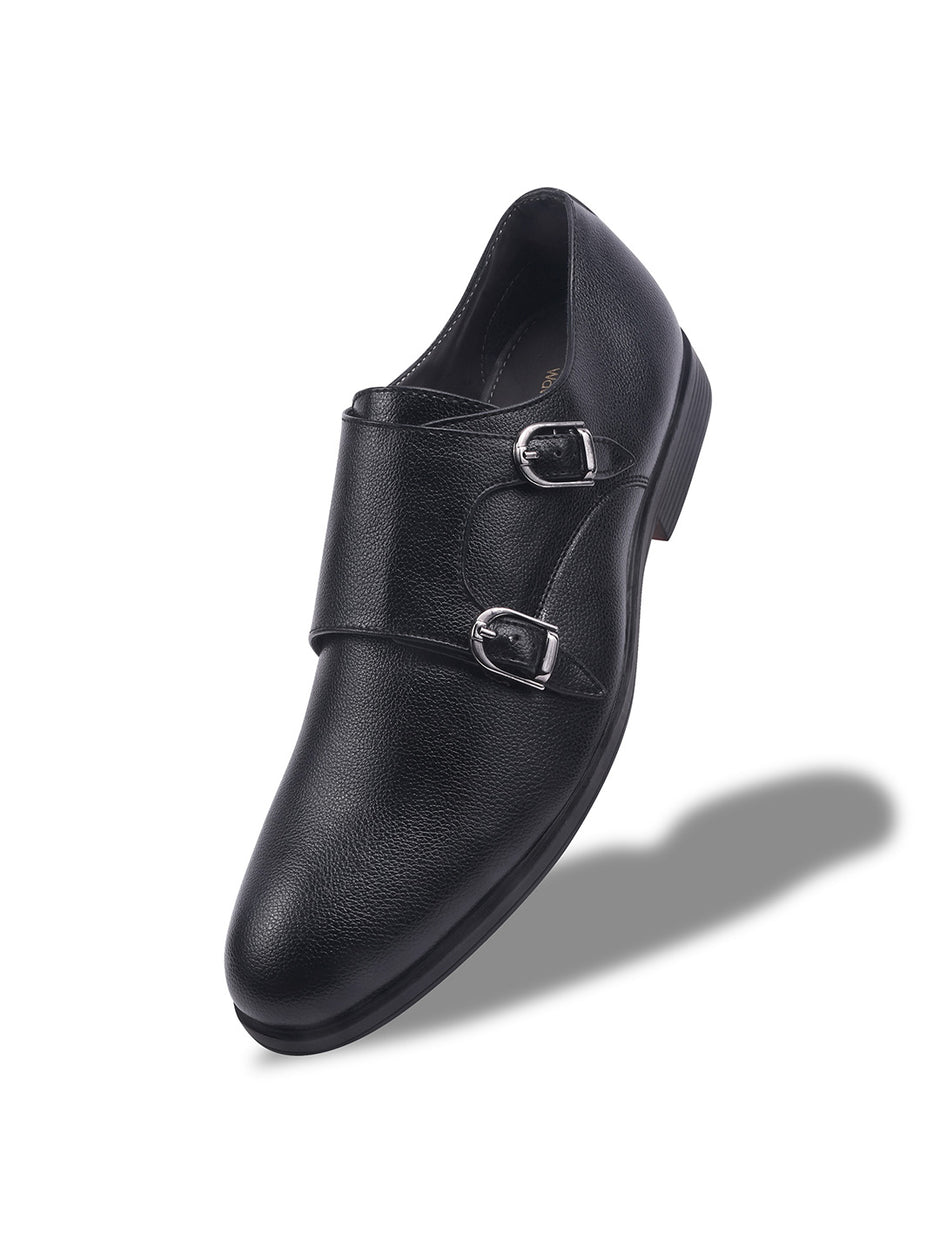 WAVEWALKER JUSTIN Men Premium Double Monk Strap Formal Shoes