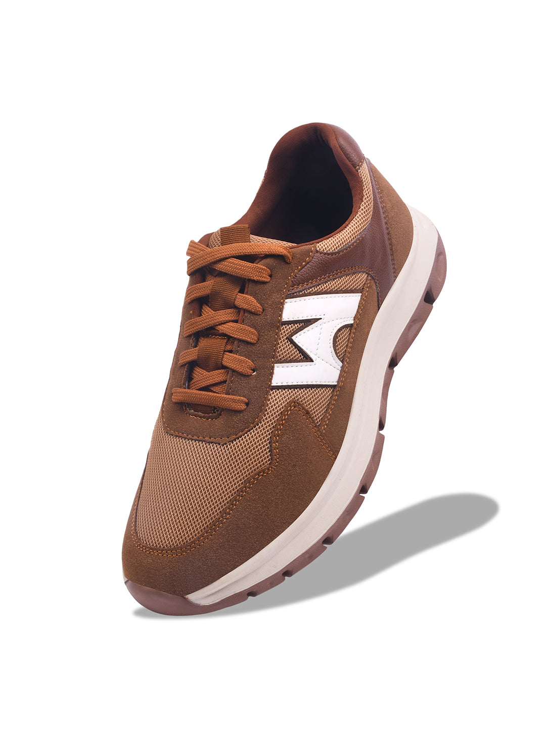 WAVEWALKER KILLER-2 Men Faux Leather Beige Casual Lace-Ups Shoes