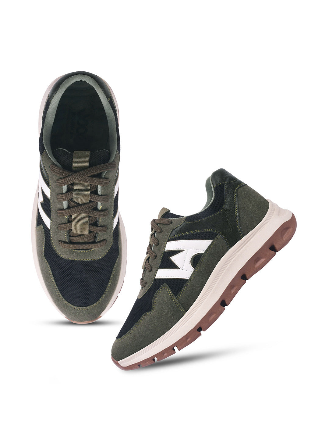 WAVEWALKER KILLER-2 Men Faux Leather Beige Casual Lace-Ups Shoes