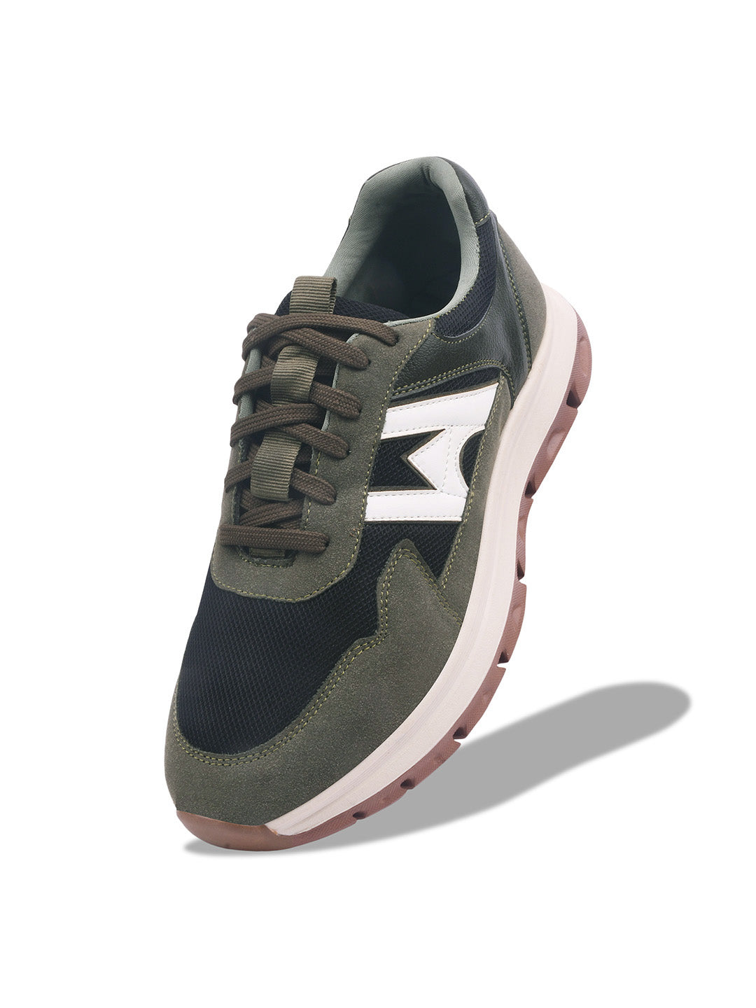 WAVEWALKER KILLER-2 Men Faux Leather Beige Casual Lace-Ups Shoes