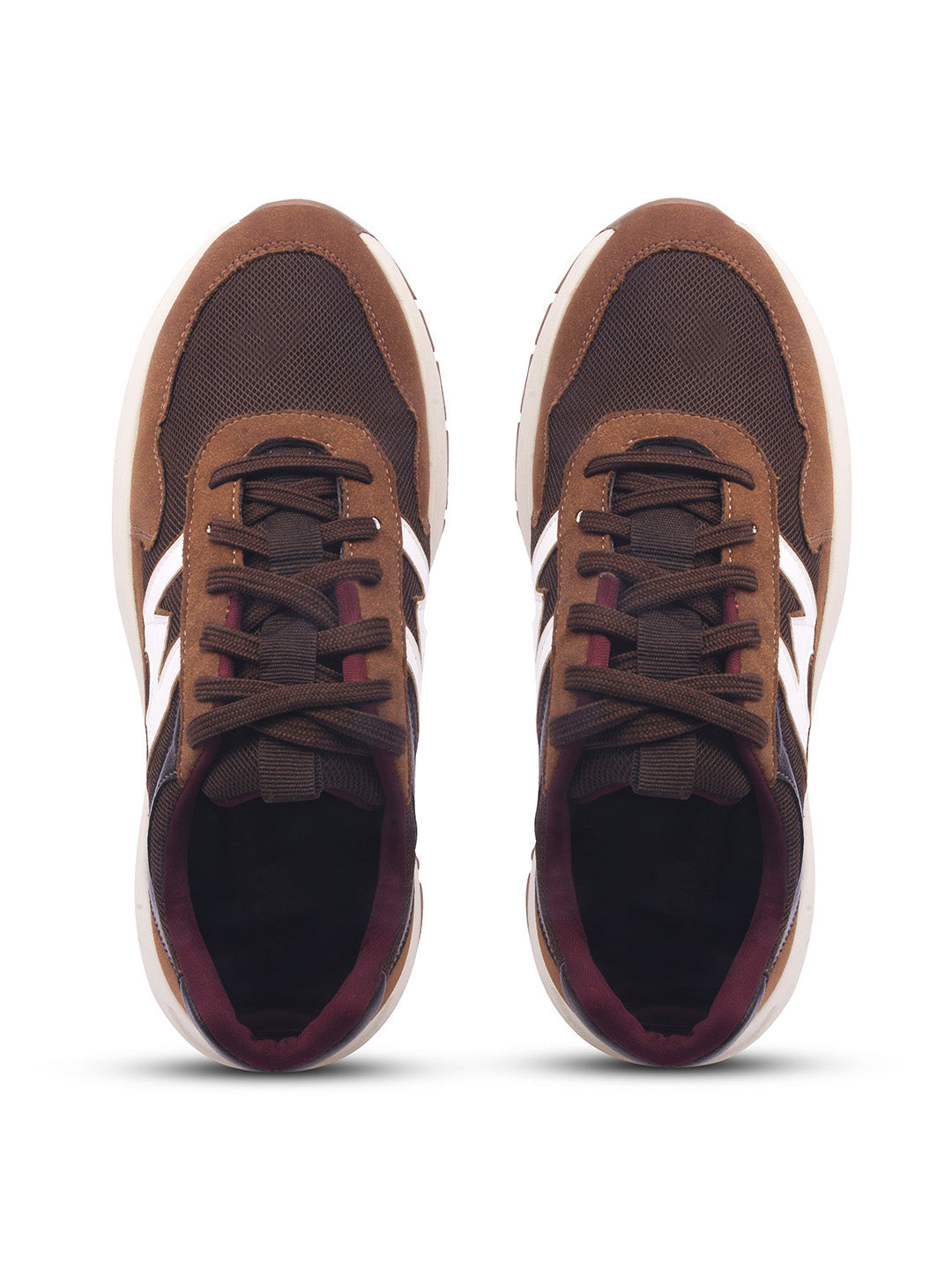 WAVEWALKER KILLER-2 Men Faux Leather Beige Casual Lace-Ups Shoes