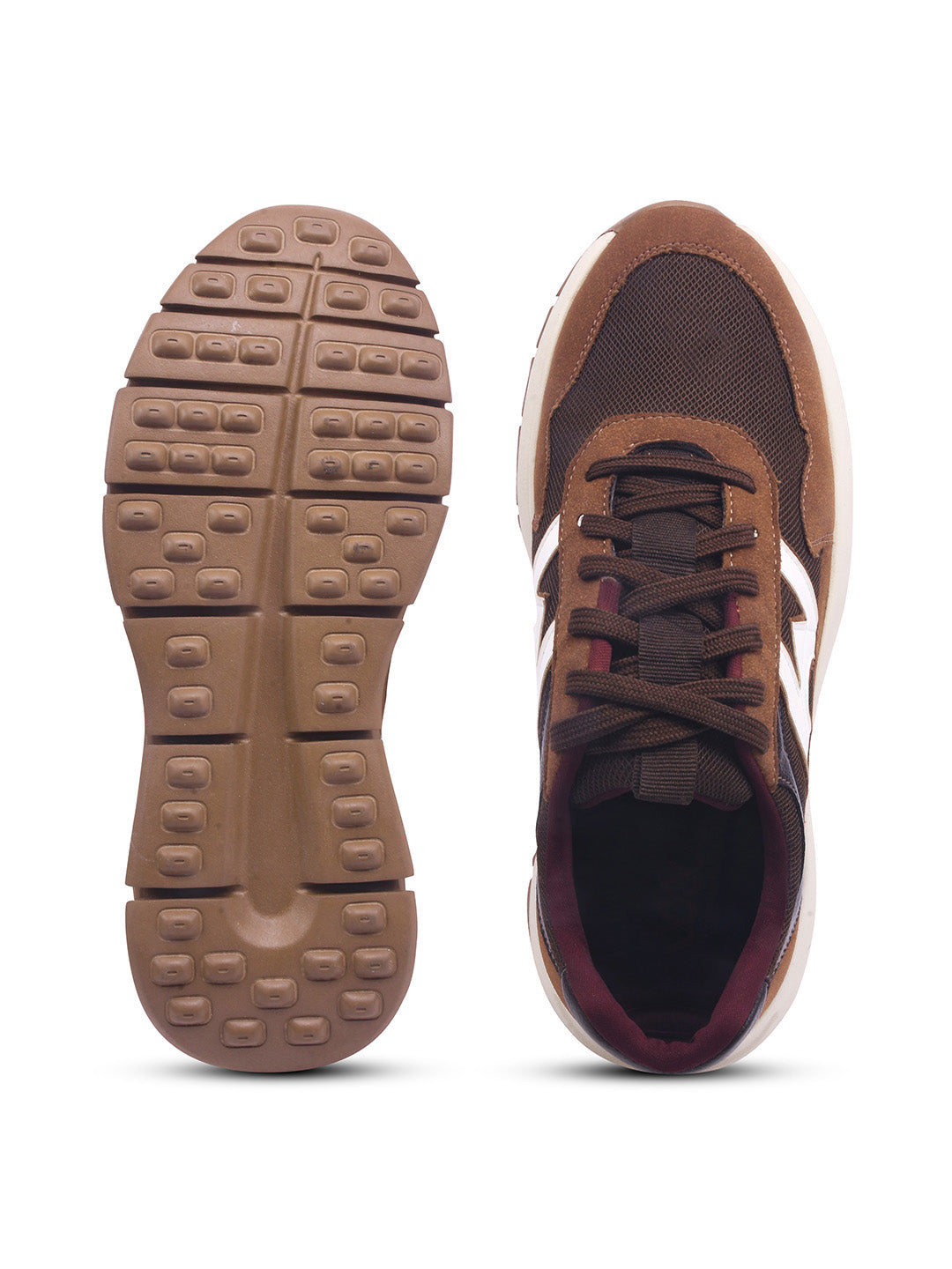 WAVEWALKER KILLER-2 Men Faux Leather Beige Casual Lace-Ups Shoes