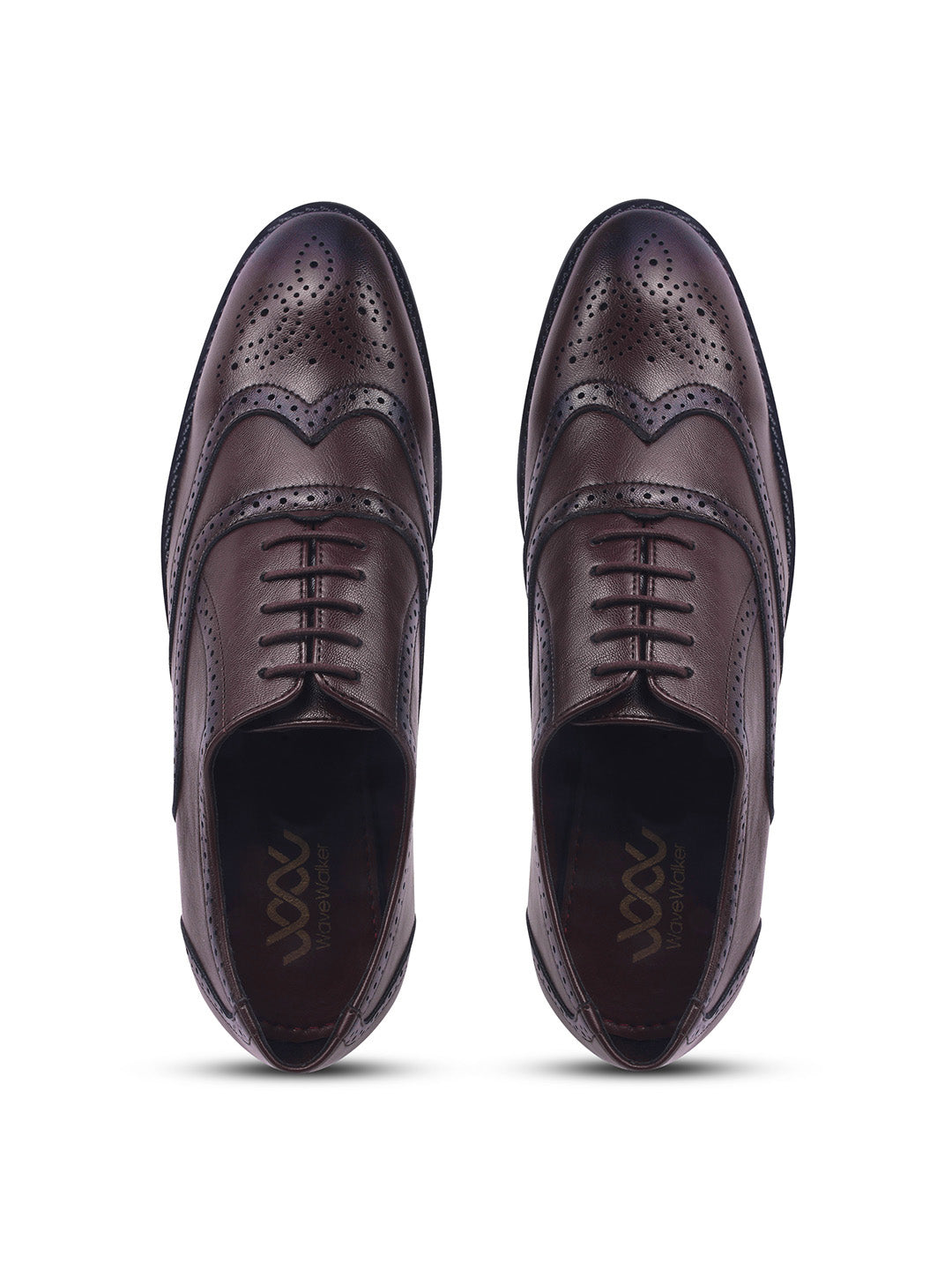 WAVEWALKER ALPHA-3 Refined Craftsmanship Lace-Up Brogue Shoes