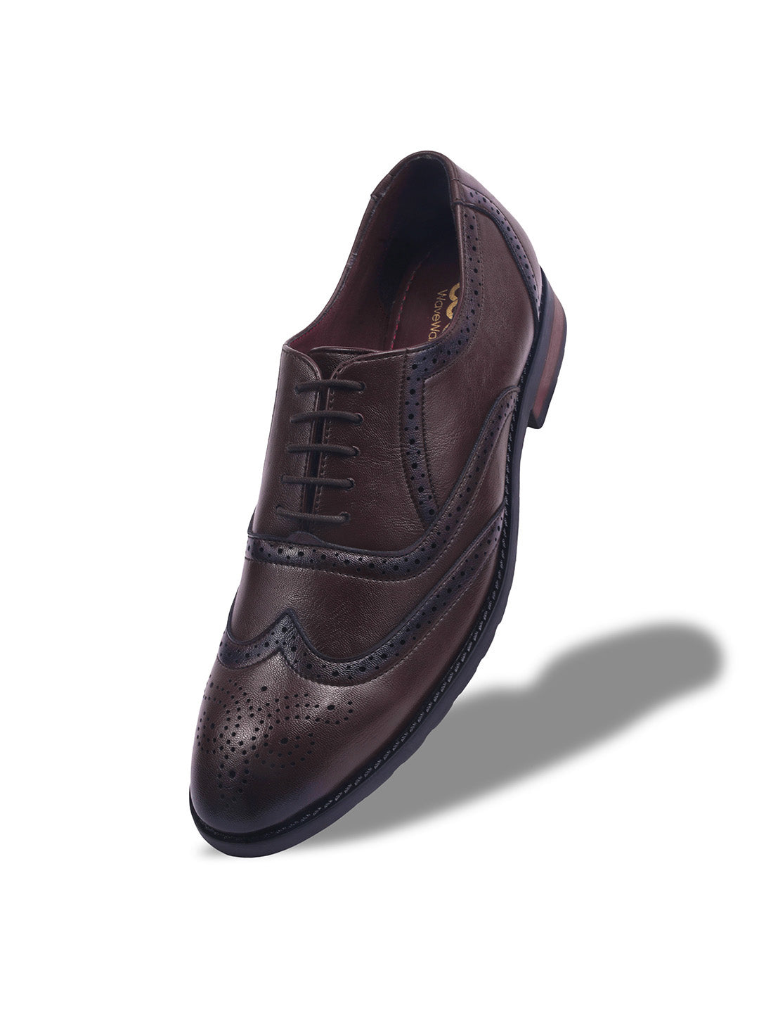 WAVEWALKER ALPHA-3 Refined Craftsmanship Lace-Up Brogue Shoes