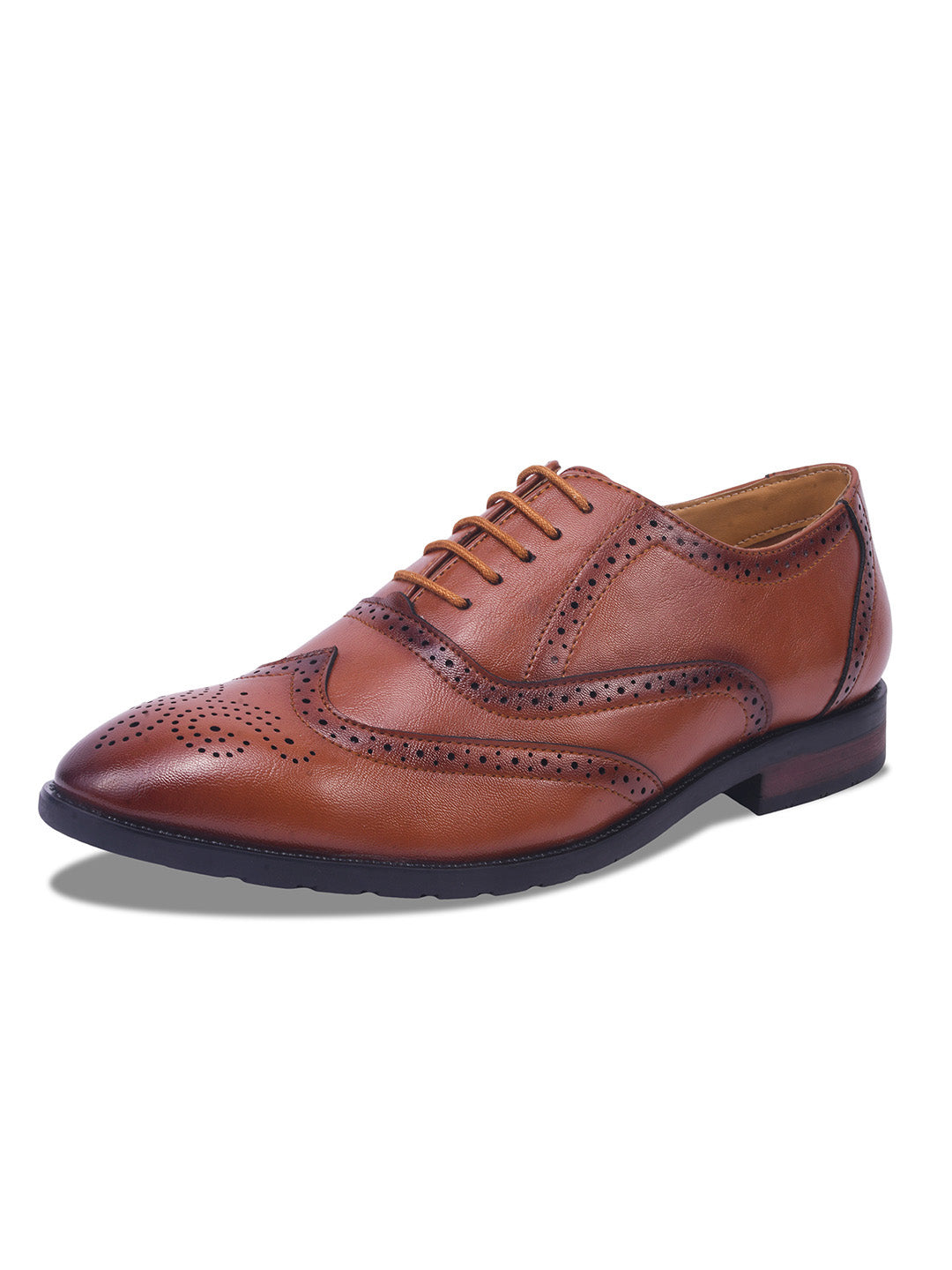 WAVEWALKER ALPHA-3 Refined Craftsmanship Lace-Up Brogue Shoes