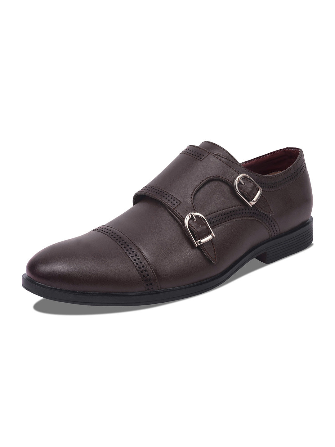 WAVEWALKER JAMES Men Premium Double Monk Strap Formal Shoes