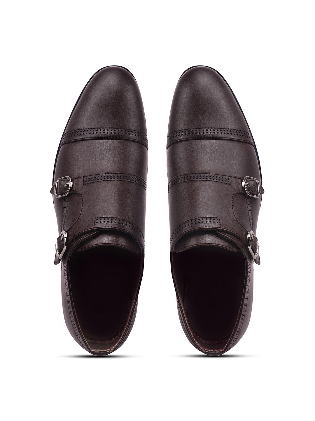 WAVEWALKER JAMES Men Premium Double Monk Strap Formal Shoes