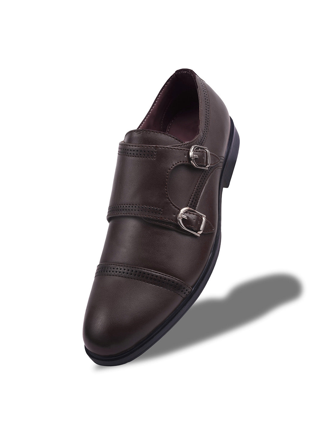 WAVEWALKER JAMES Men Premium Double Monk Strap Formal Shoes